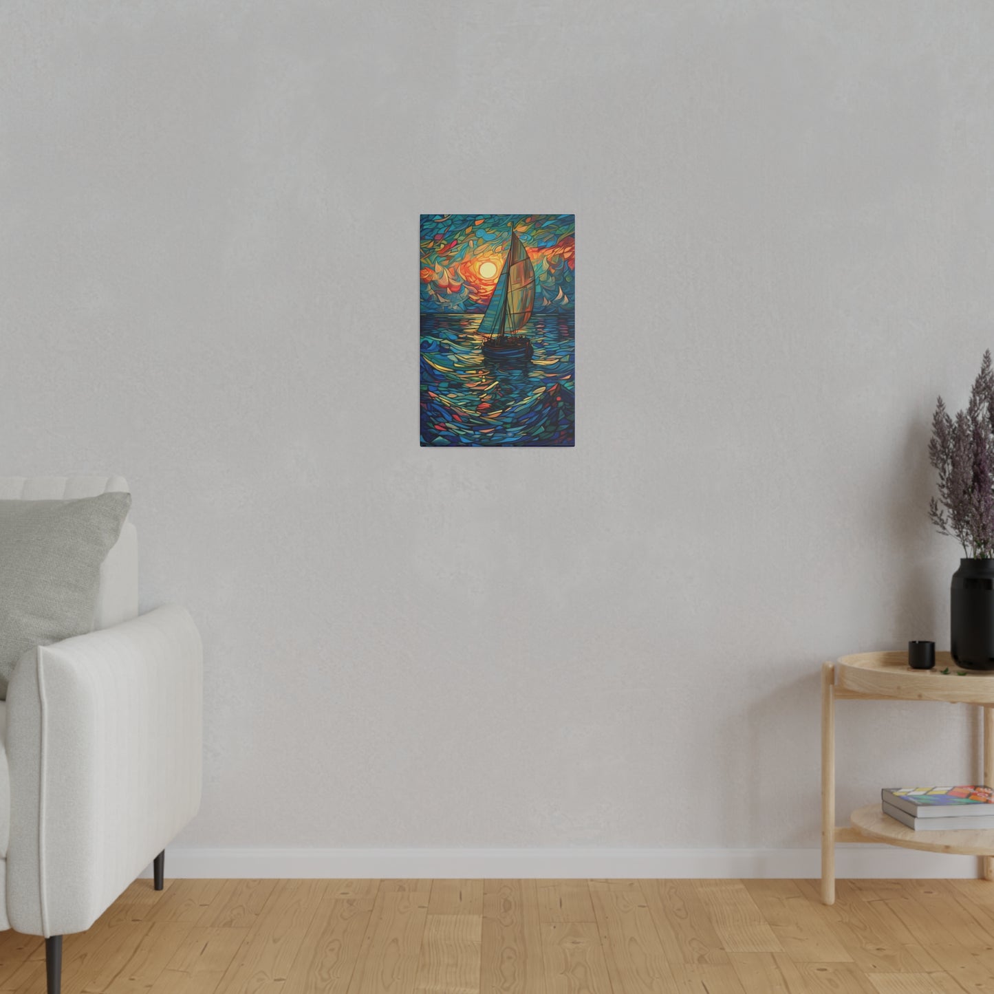 Ship on the Sea: Nautical Wall Art - Canvas