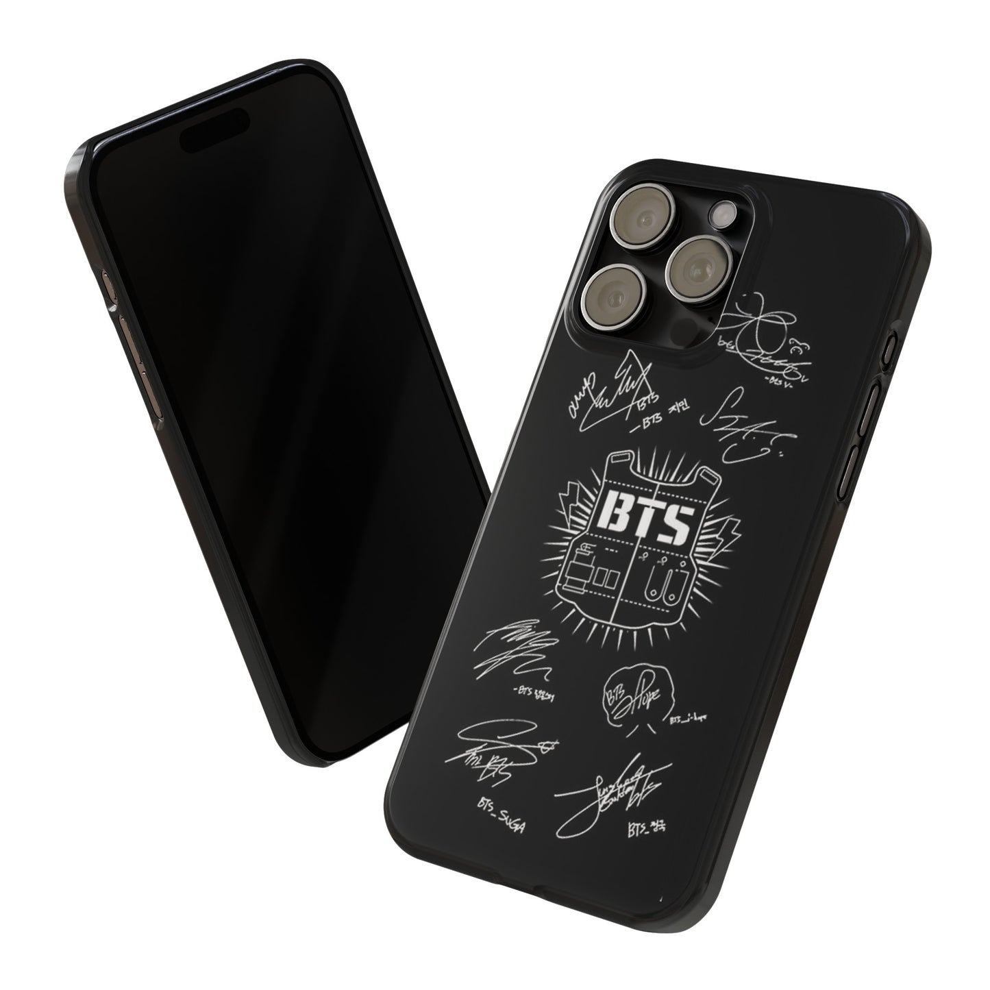 BTS Signature IPhone 15, 14, 13, 12 Cases