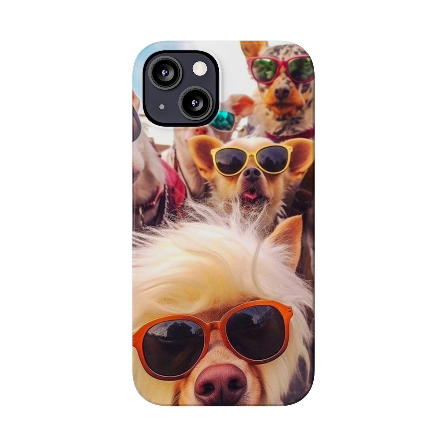 Cool Dogs make Selfie iPhone 15, 14, 13, 12, 11 Cases