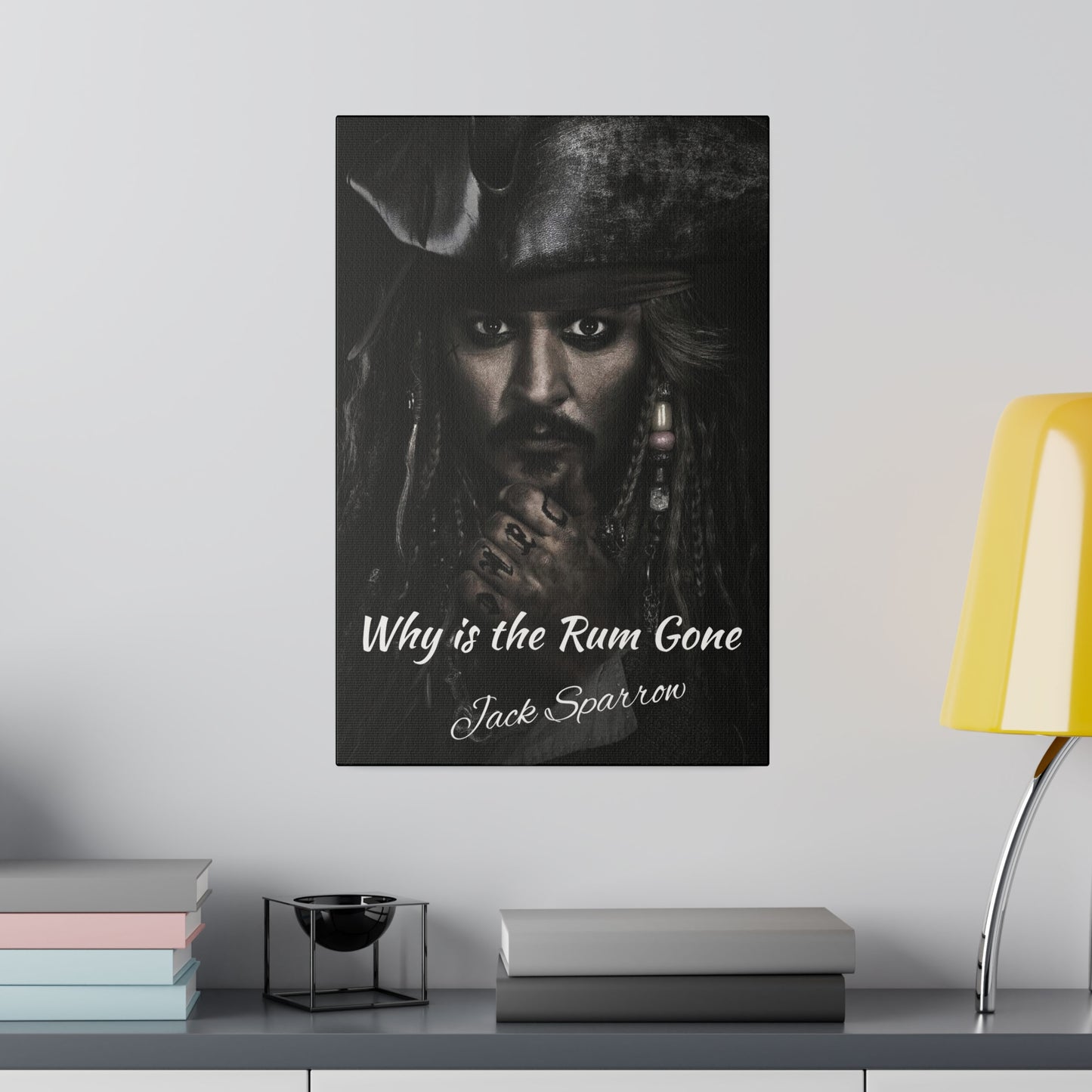 Captain Jack Sparrow - Why is the Rum Gone Canvas