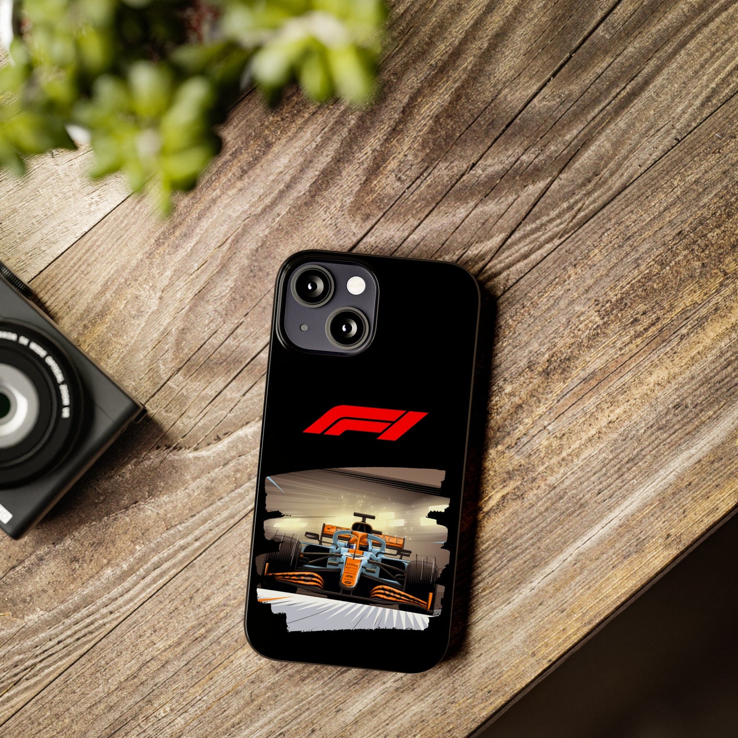 F1 McClaren Orange Car Iphone 15, 14, 13, 12, 11 Cases