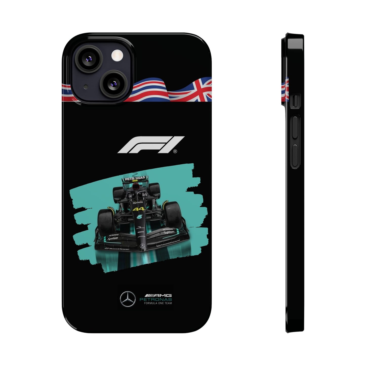 F1 Mercedes Black Edition Iphone Cases