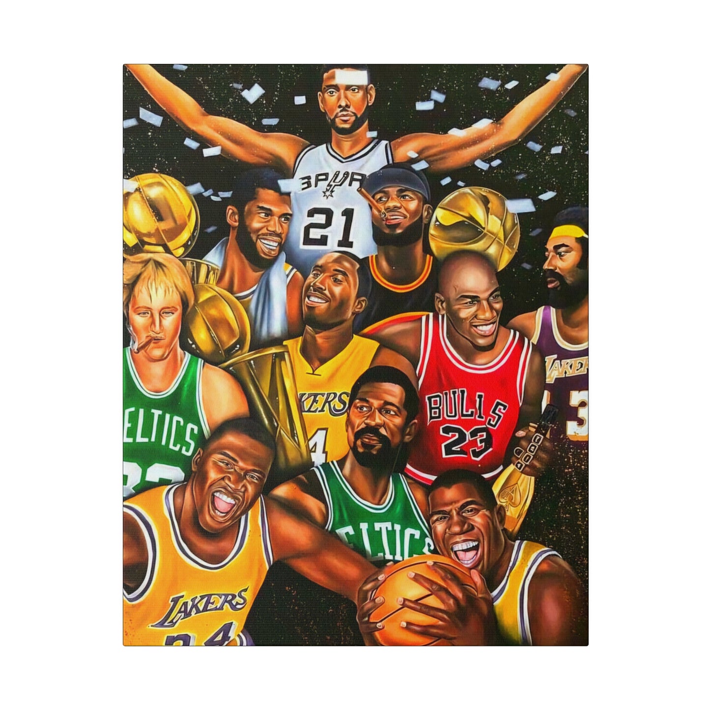 The Best NBA Players all Time - Canvas