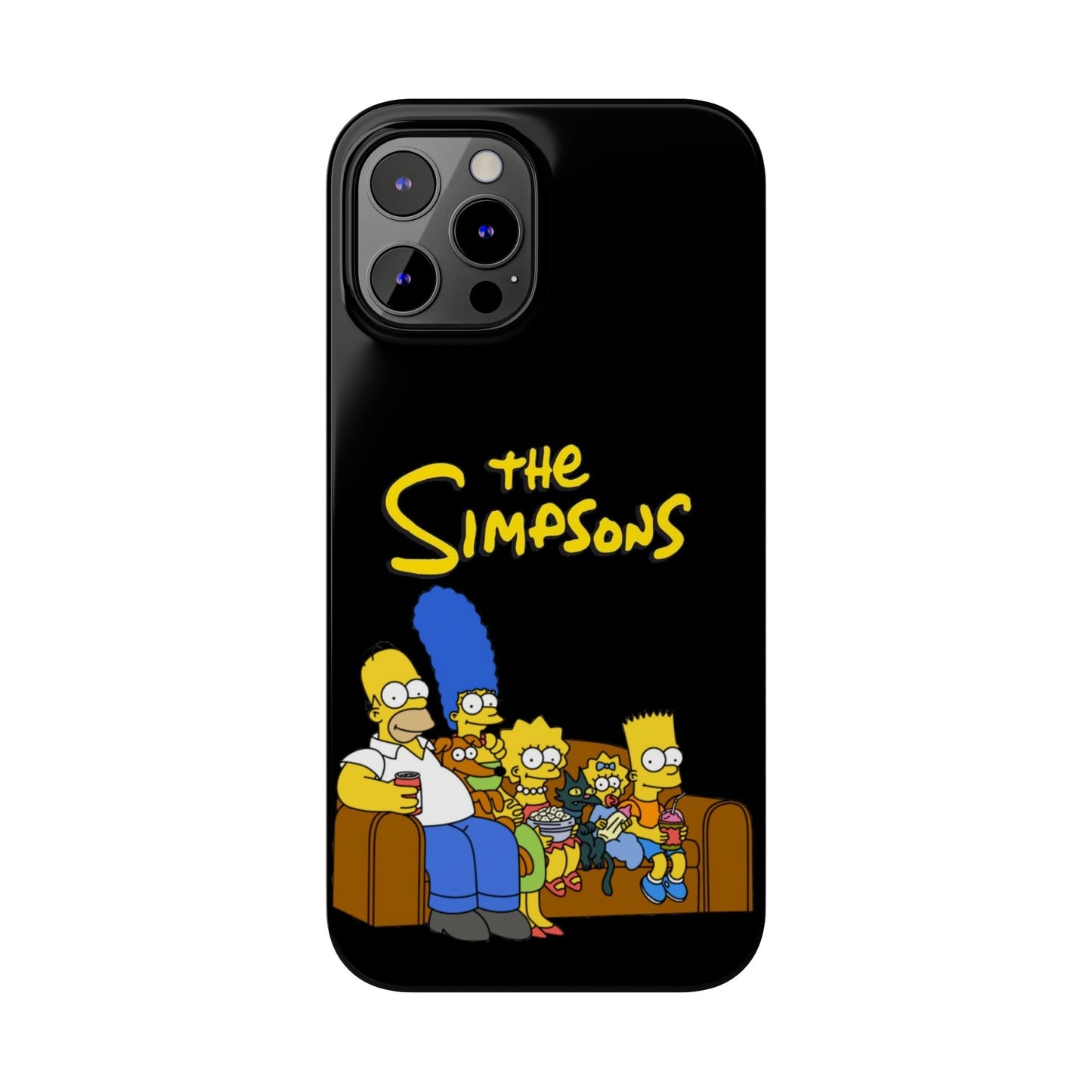 Springfield on Your Phone: The Simpsons iPhone 15, 14, 13, 12, 11 Cases