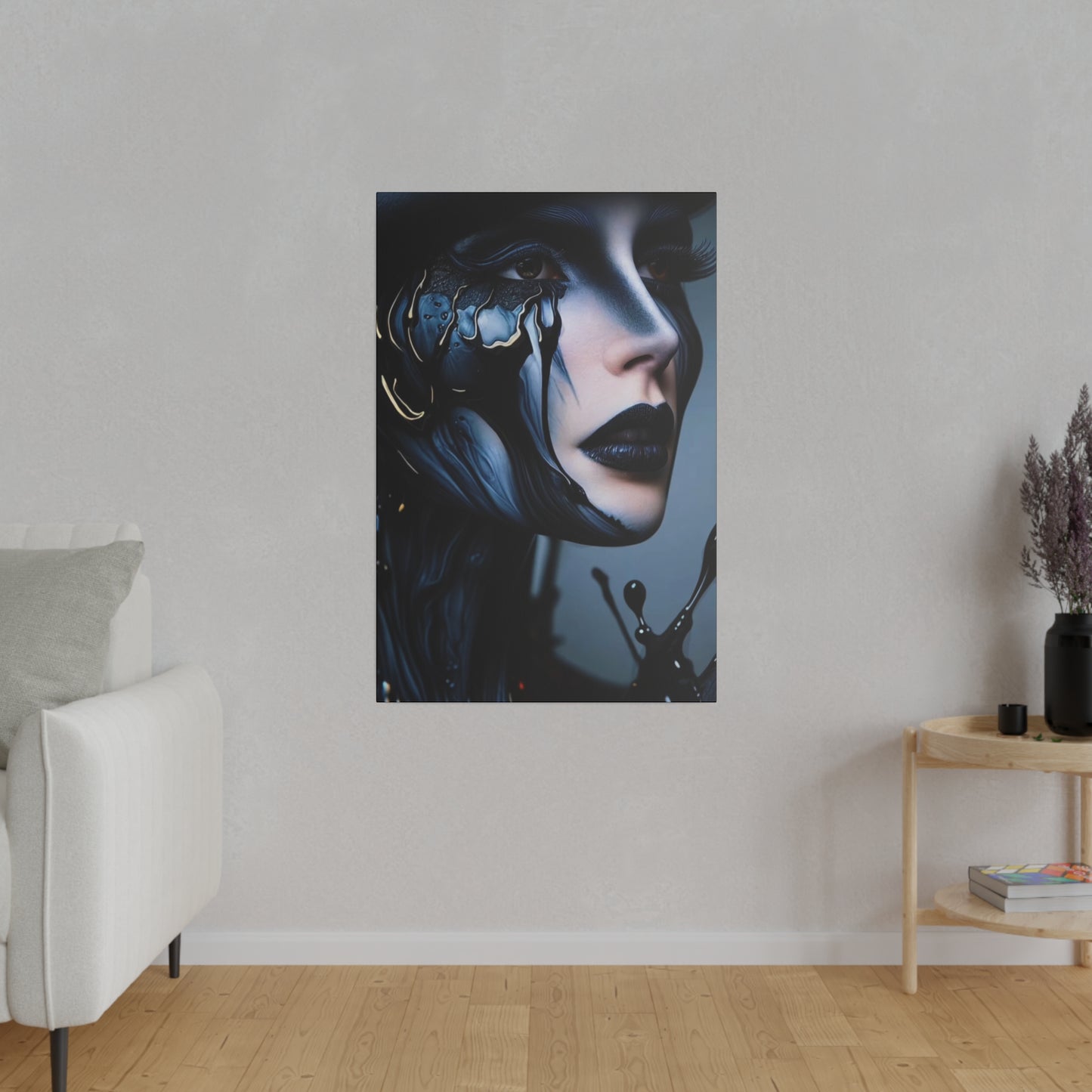 Woman of Light, Painted in Shadows - Canvas