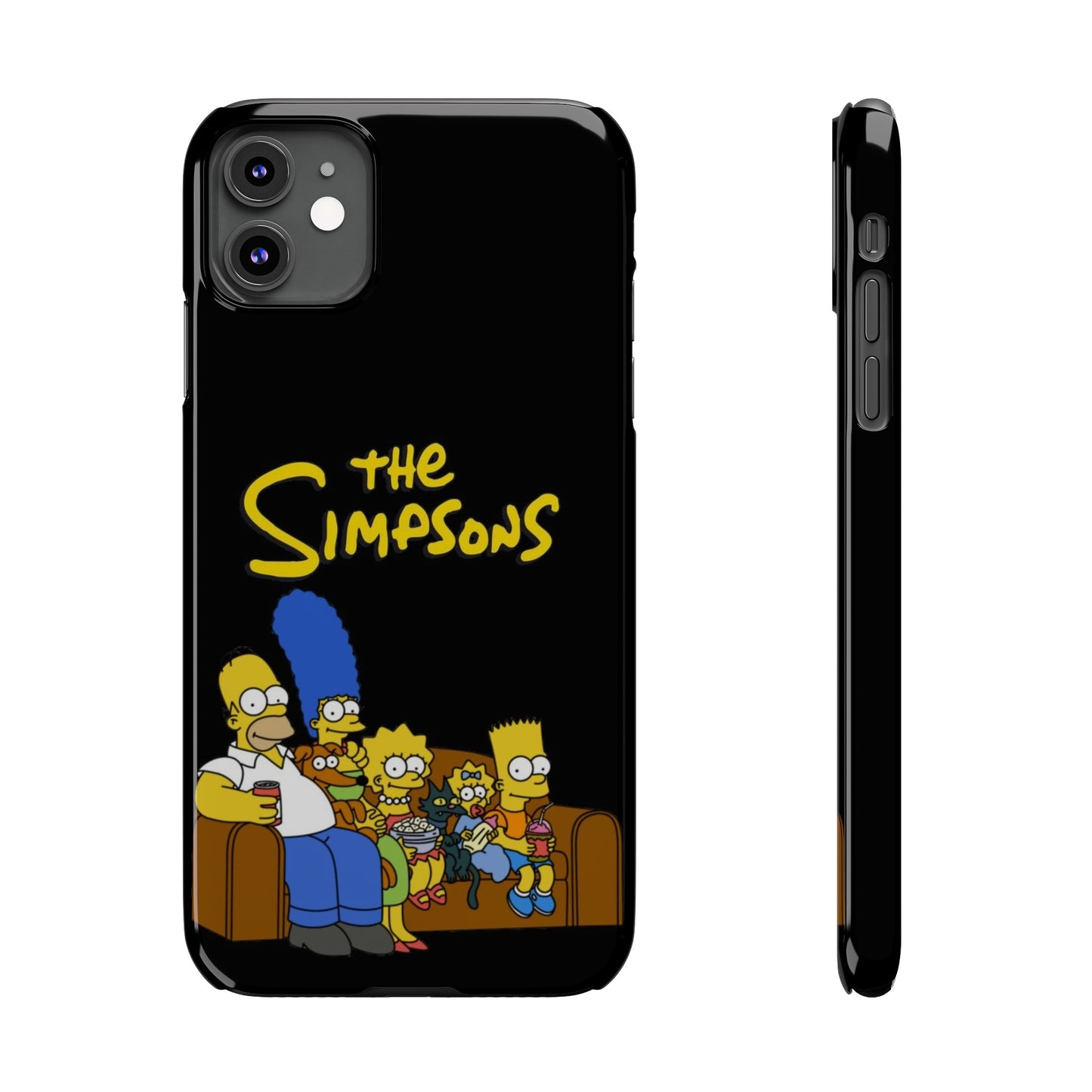 Springfield on Your Phone: The Simpsons iPhone 15, 14, 13, 12, 11 Cases