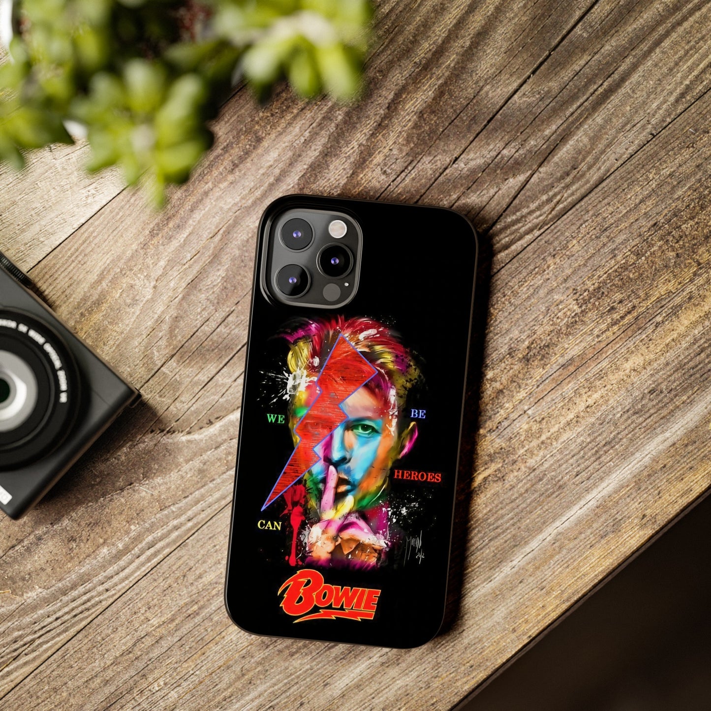 David Bowie: We Can Be Heroes" iPhone 15, 14, 13, 12 Cases