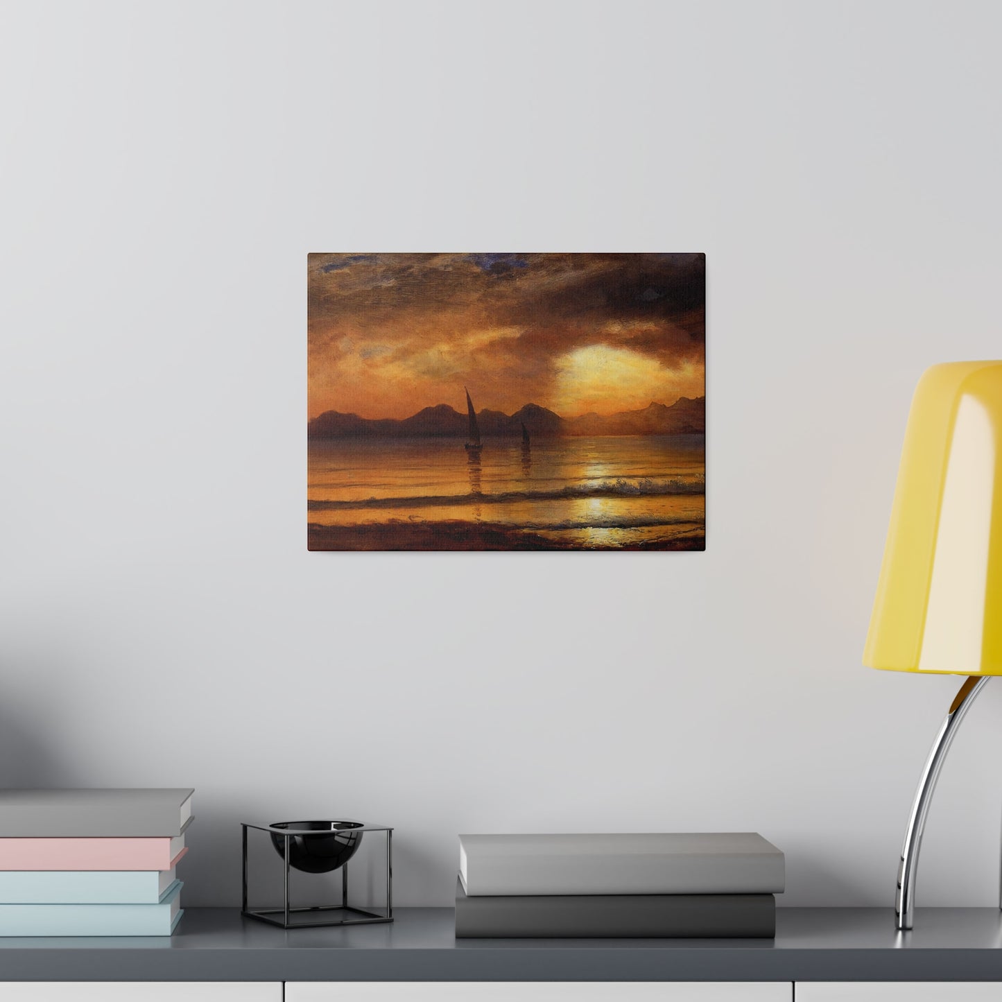 Sailing Into The Sunset - Canvas
