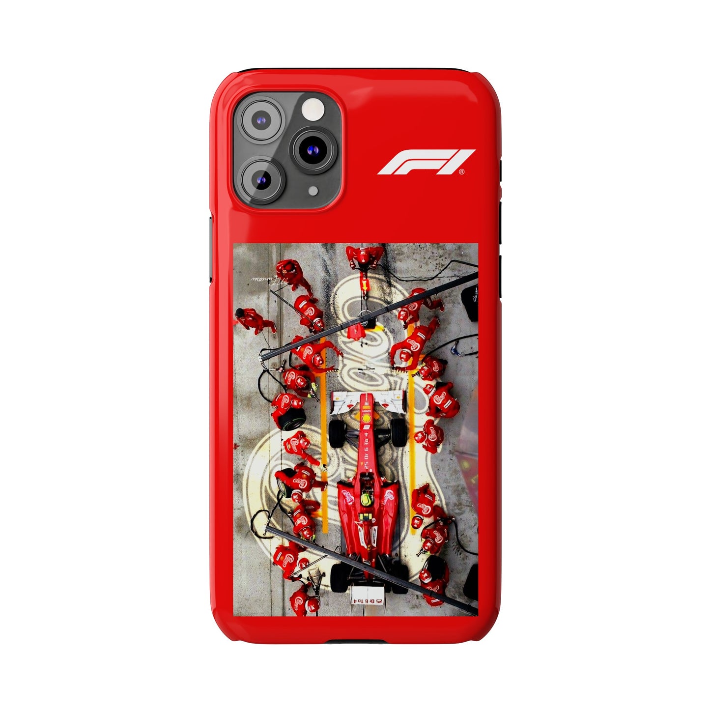 F1 Ferrari Pitstop Iphone Cases