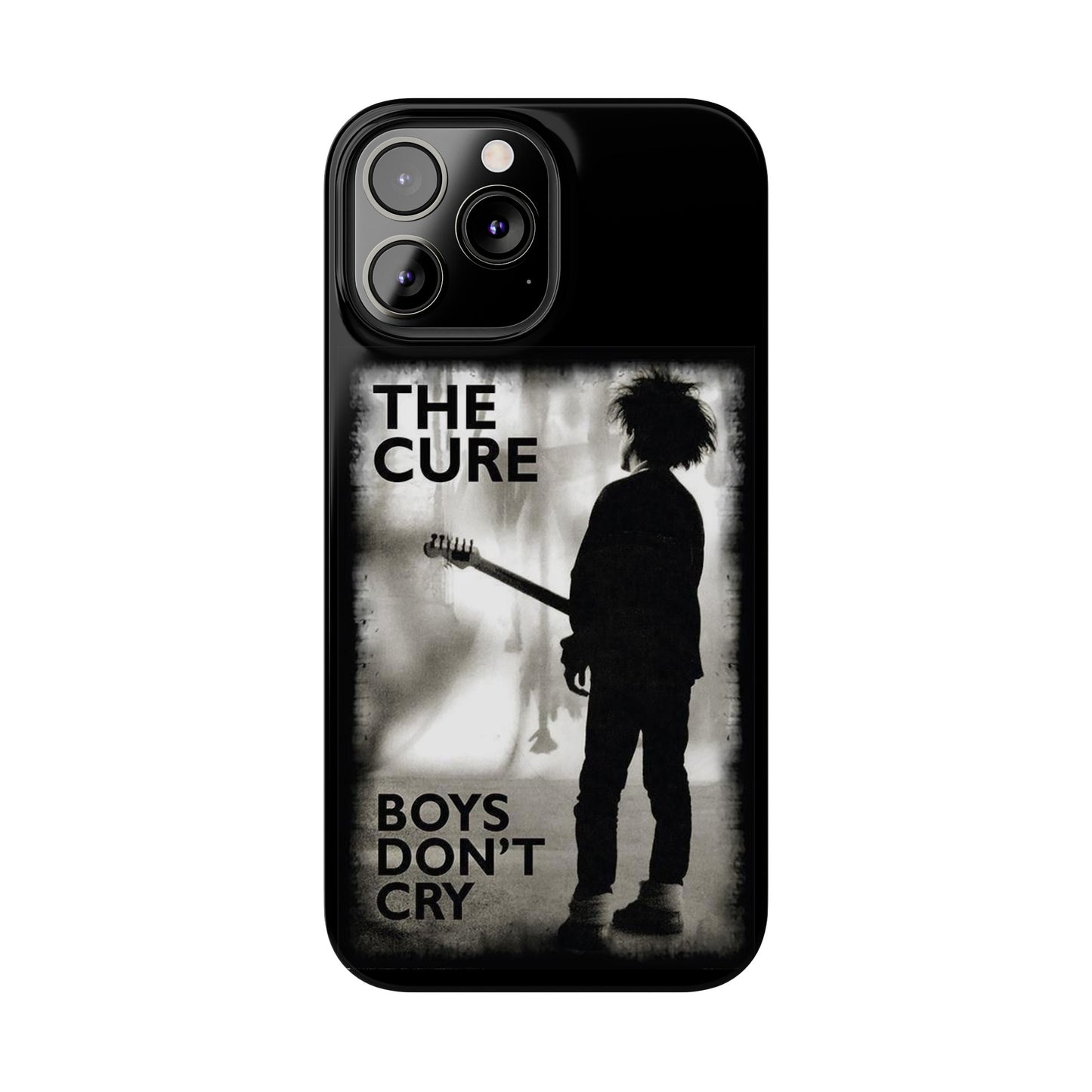 The Cure: Boys Don't Cry" iPhone Covers for 15, 14, 13, 12, 11