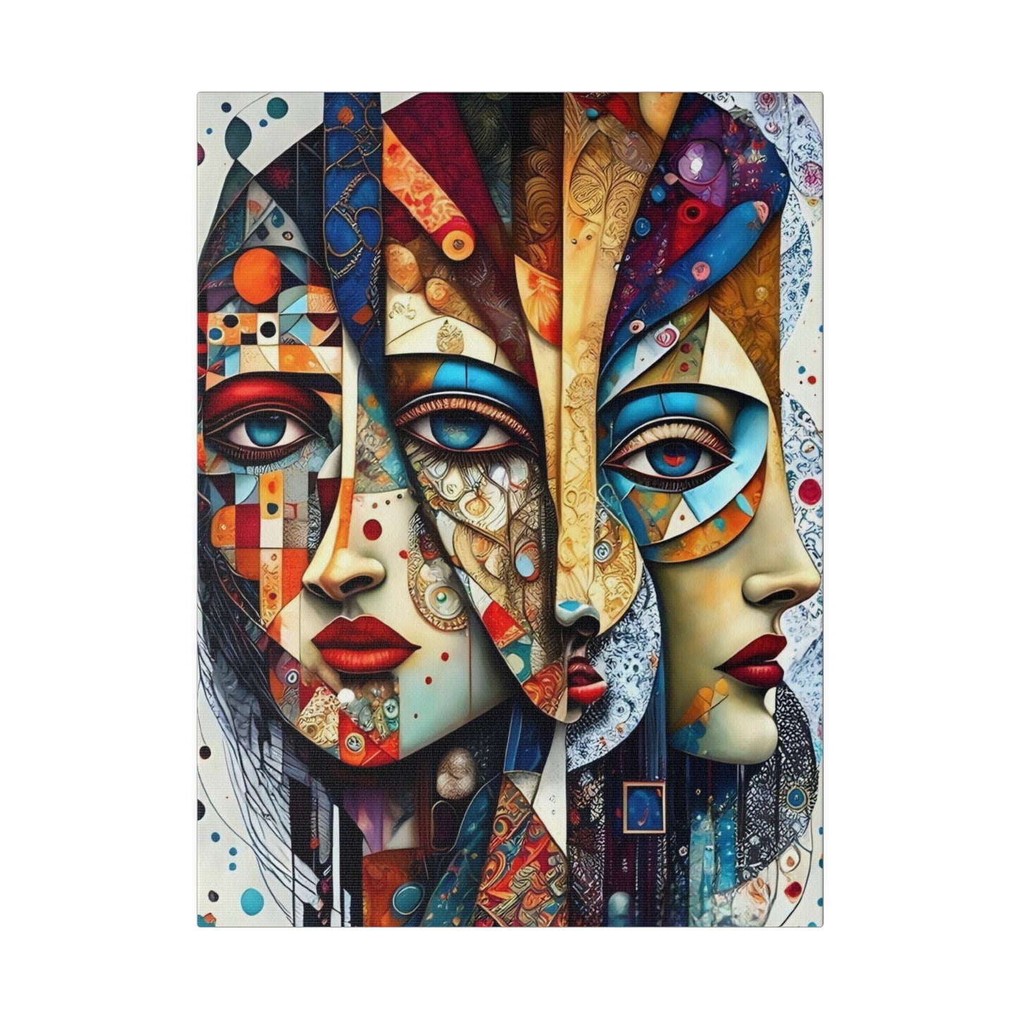 The 3 Faces Canvas Wall Art