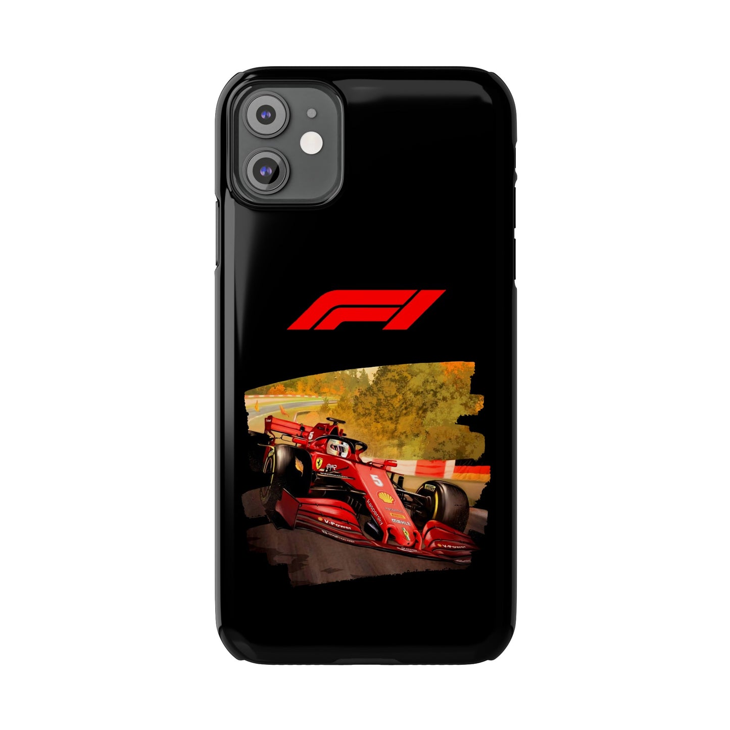 F1 Ferrari's power Iphone 15, 14, 13, 12, 11 Cases