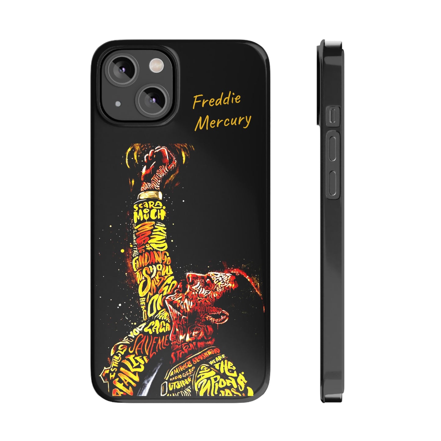 Freddie Mercury Songs IPhone 15, 14, 13, 12, 11 Cases