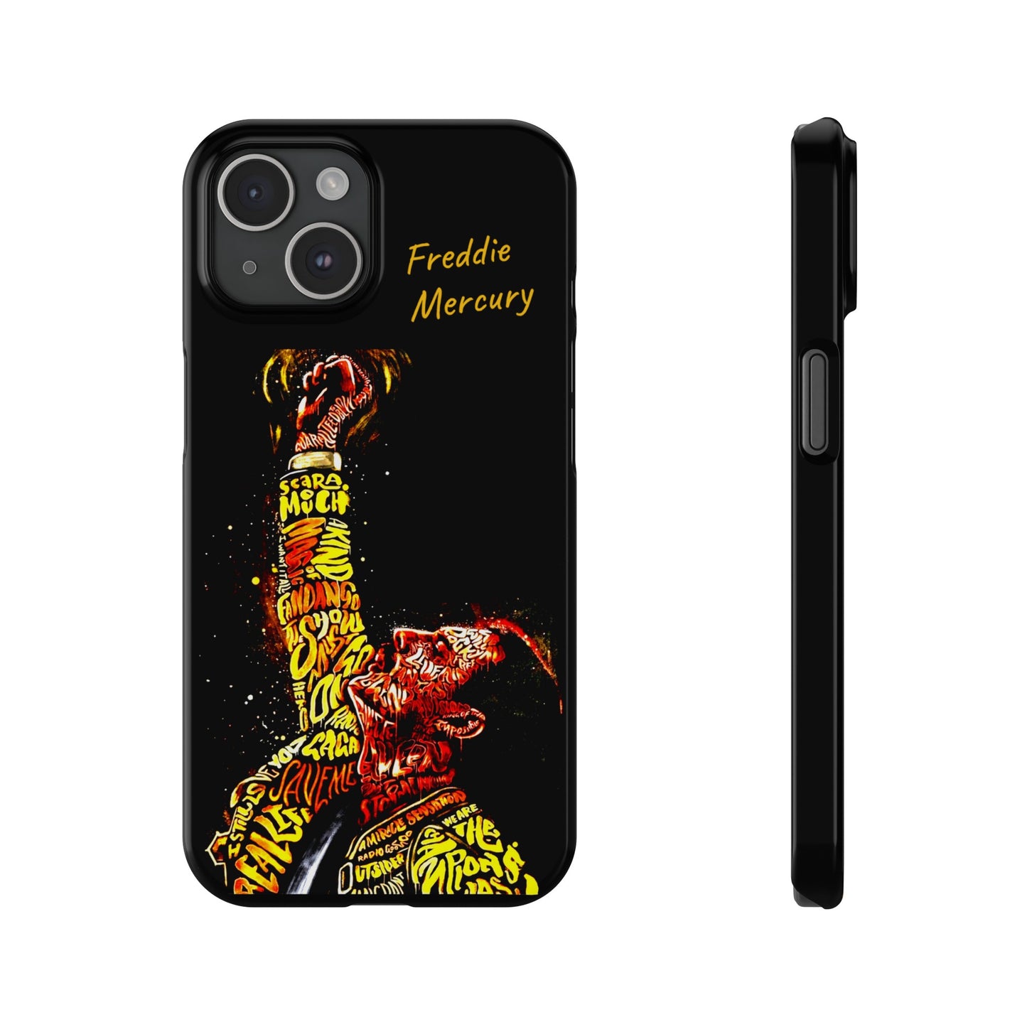 Freddie Mercury Songs IPhone 15, 14, 13, 12, 11 Cases