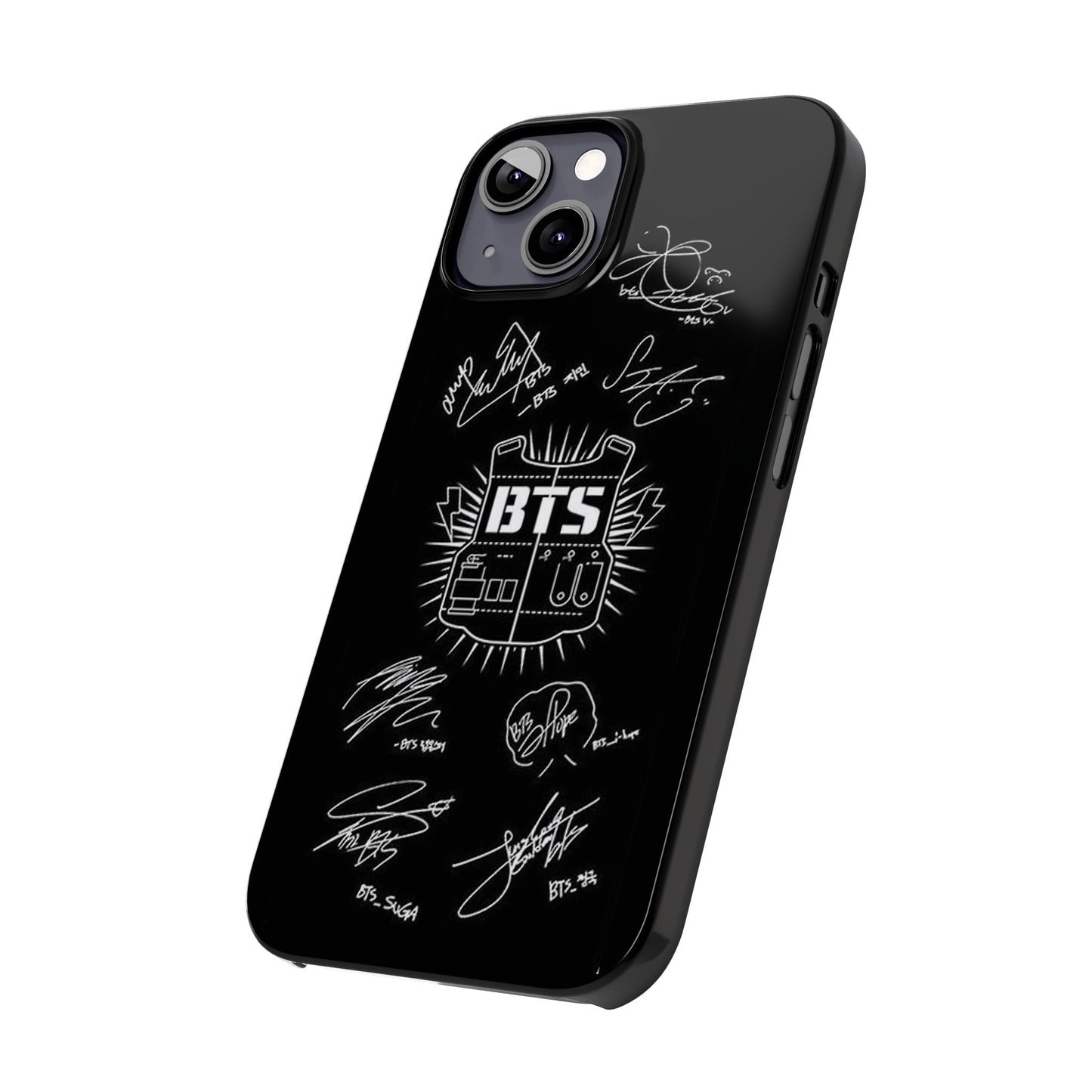 BTS Signature IPhone 15, 14, 13, 12 Cases