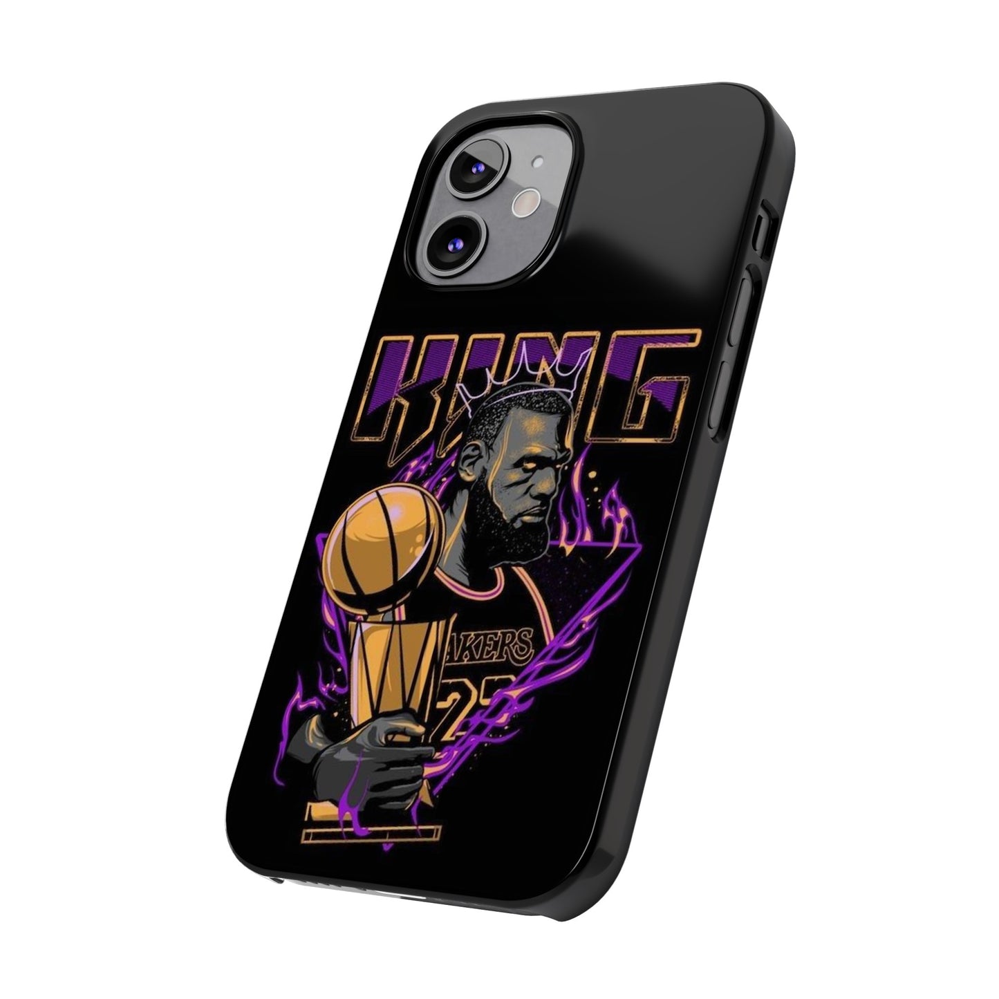 LeBron James is The King Iphone 15, 14, 13, 12, 11 Cases