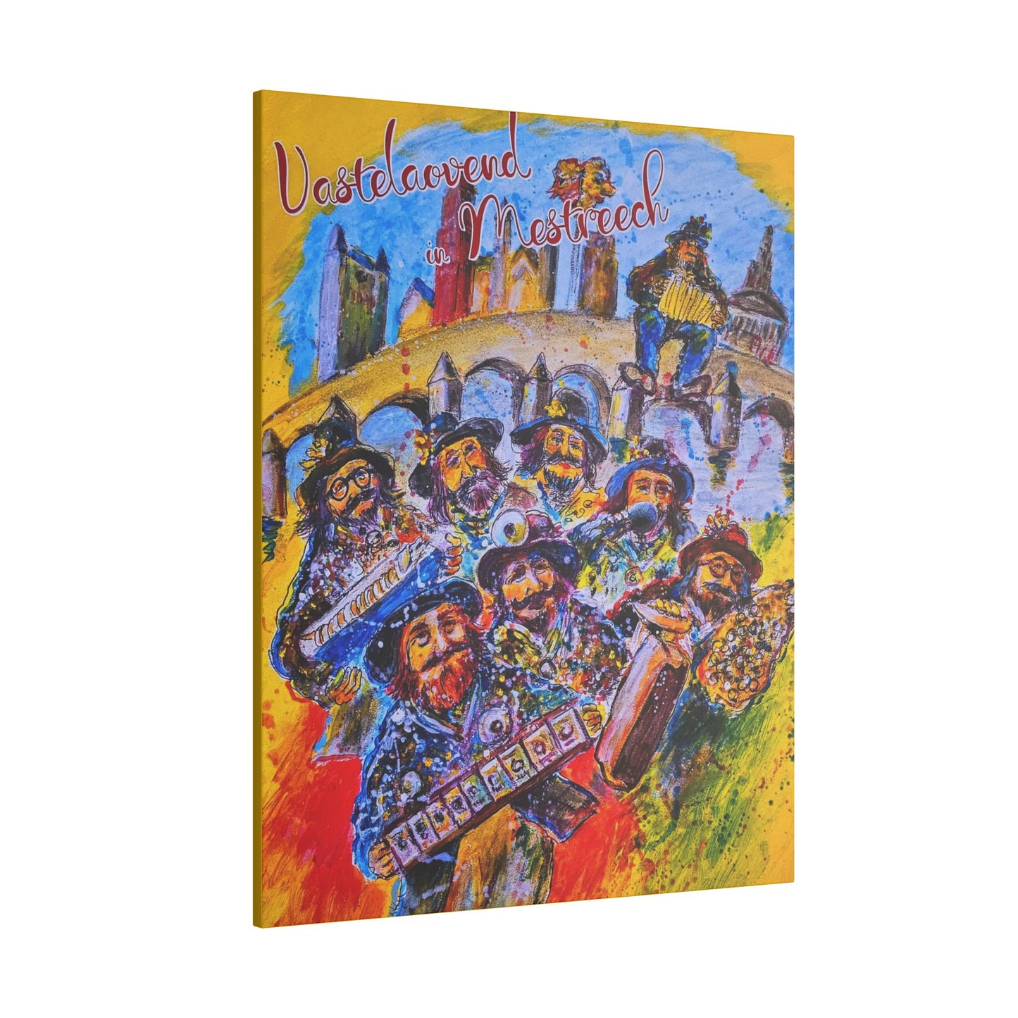 Vastelaovend in Mestreech - Colorful Wall Canvas