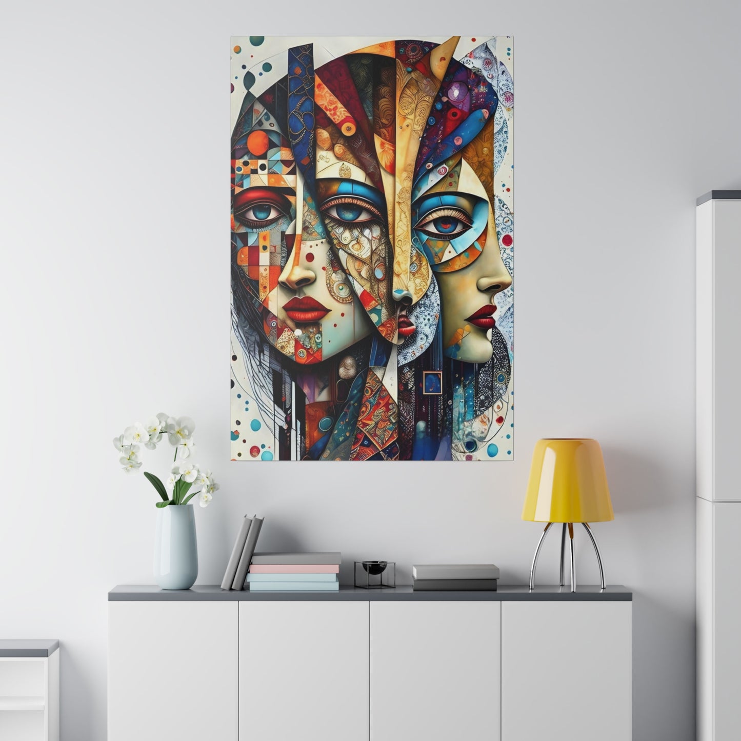 The 3 Faces Canvas Wall Art