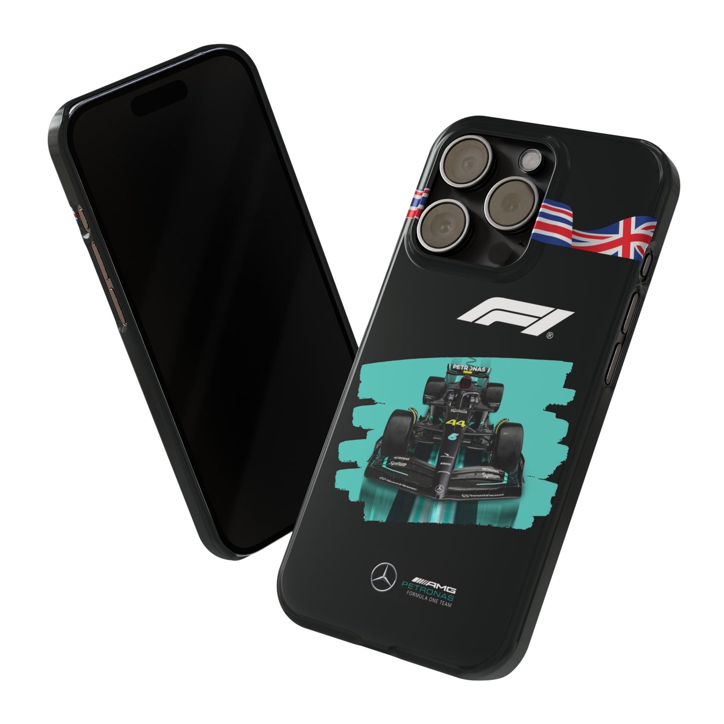 F1 Mercedes Black Edition Iphone Cases