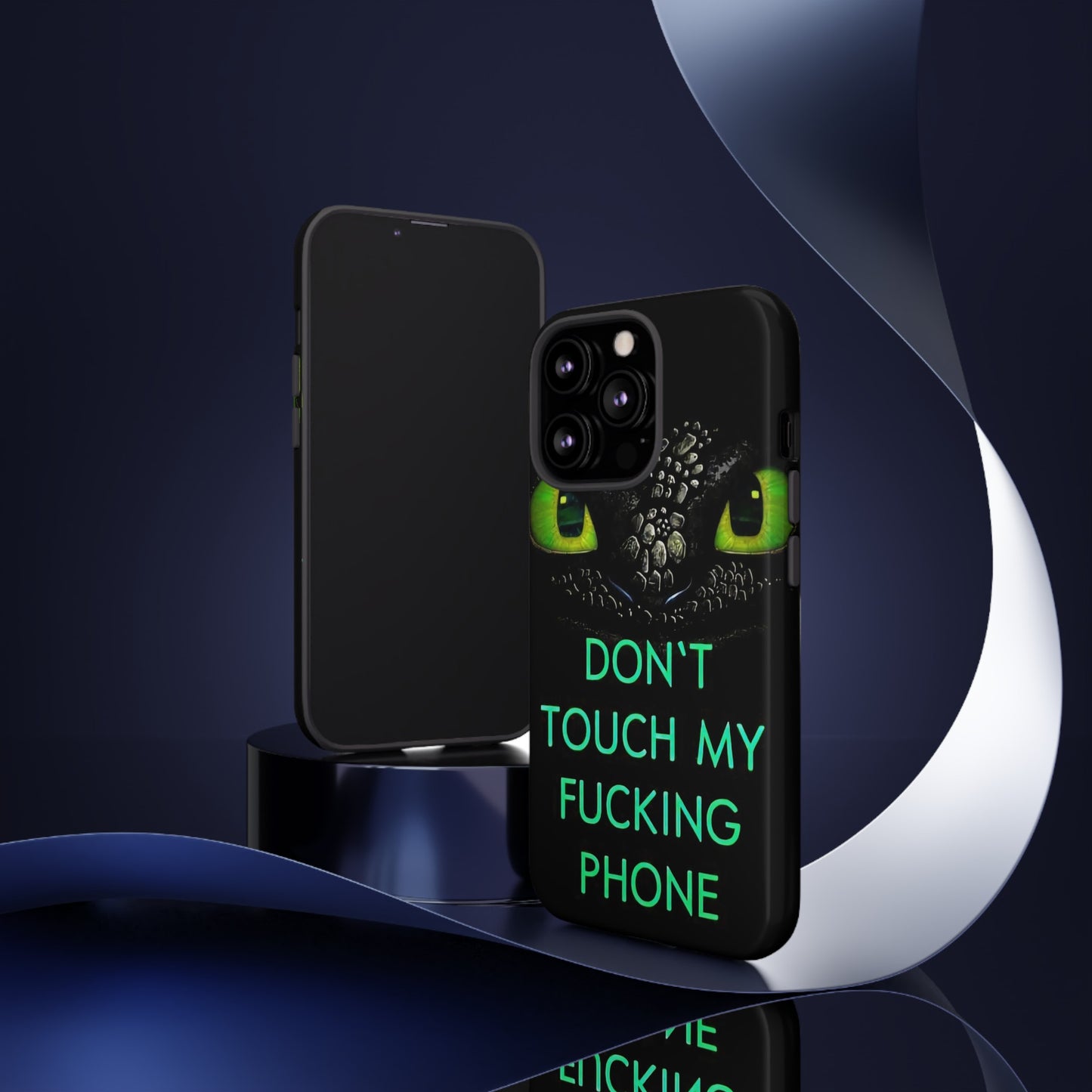 Don't Touch My Phone" Cases for iPhone 15, 14, 13, 12 and Galaxy S23, S22