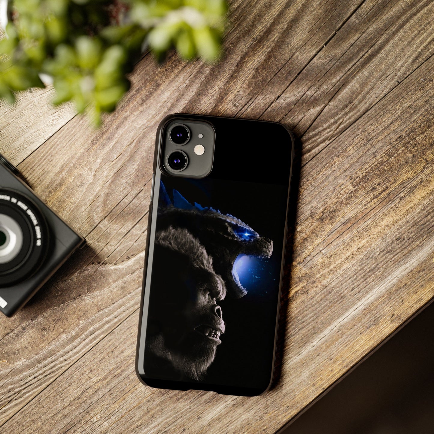 Godzilla x Kong New Age iPhone Cases: Unleash the Titans (Blue Edition)