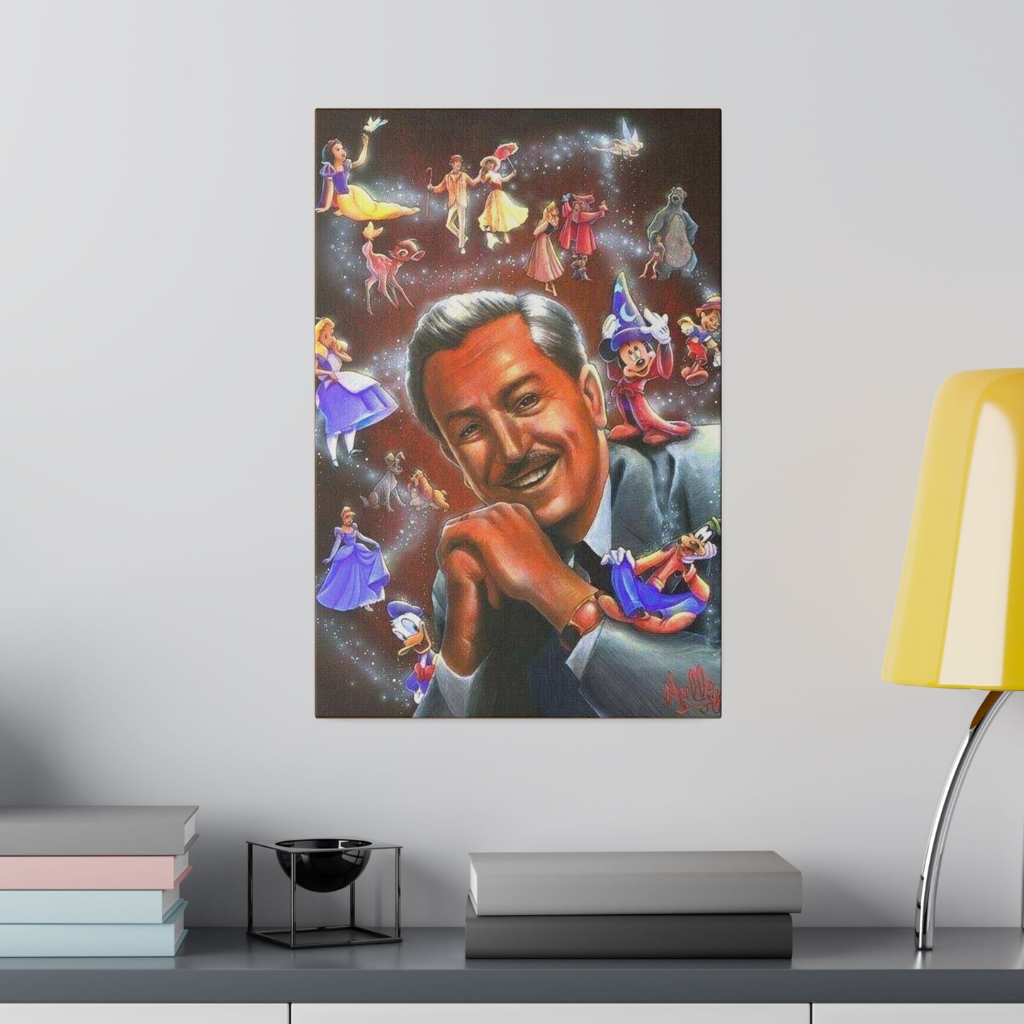 Walt Disney And His Magical World - Canvas