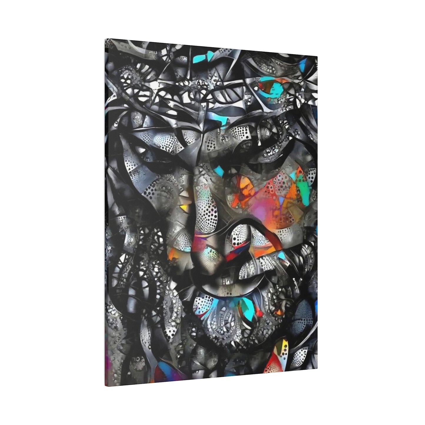 Jesus with Thorn Crown: Sacred Wall Art - Canvas