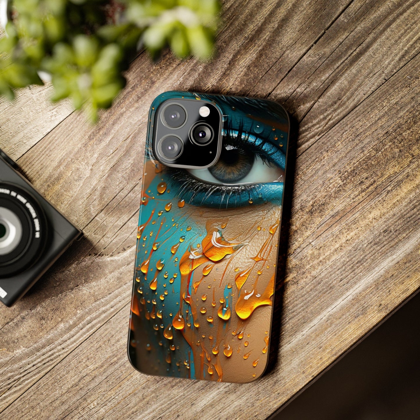 Tearful Eyes: iPhone 15, 14, 13, 12 Cases
