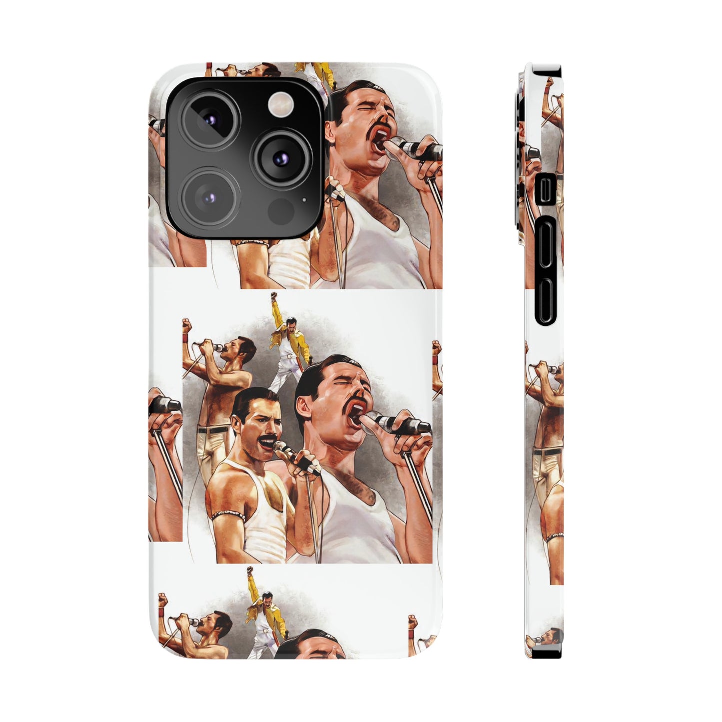 Freddie Mercury, Live, Queen, Iphone 15, 14, 13, 12 Cases