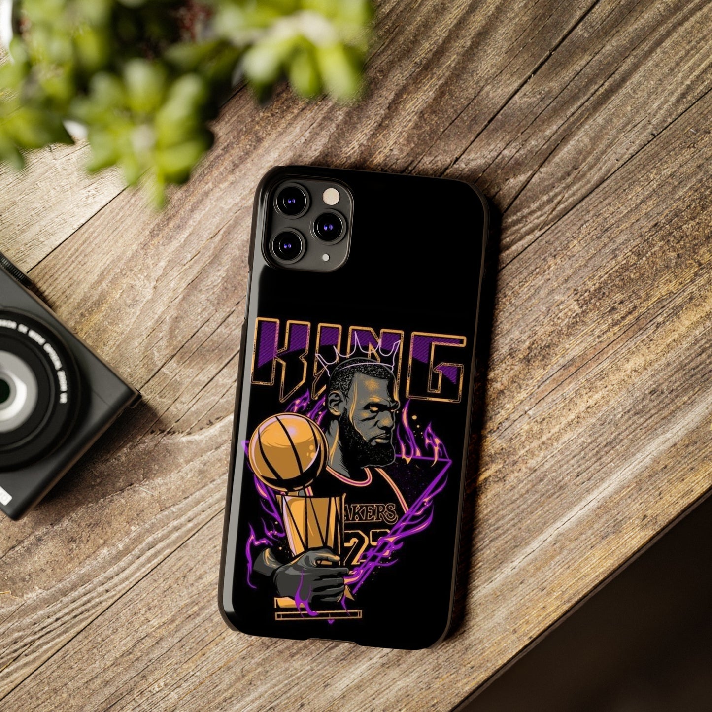 LeBron James is The King Iphone 15, 14, 13, 12, 11 Cases