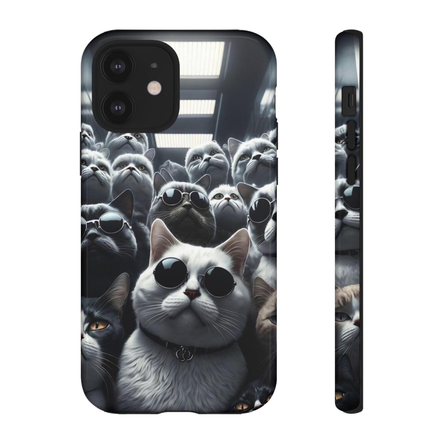 Cool Cats with Sunglasses" for iPhone 15, 14, 13, 12, 11 and Galaxy S23, S22 Cases