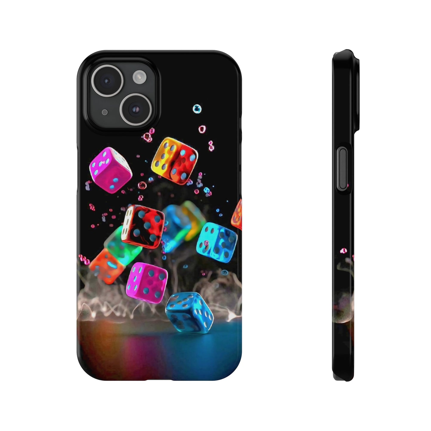 Falling Colorful Cubes, Iphone 15, 14, 13, 12 Cases