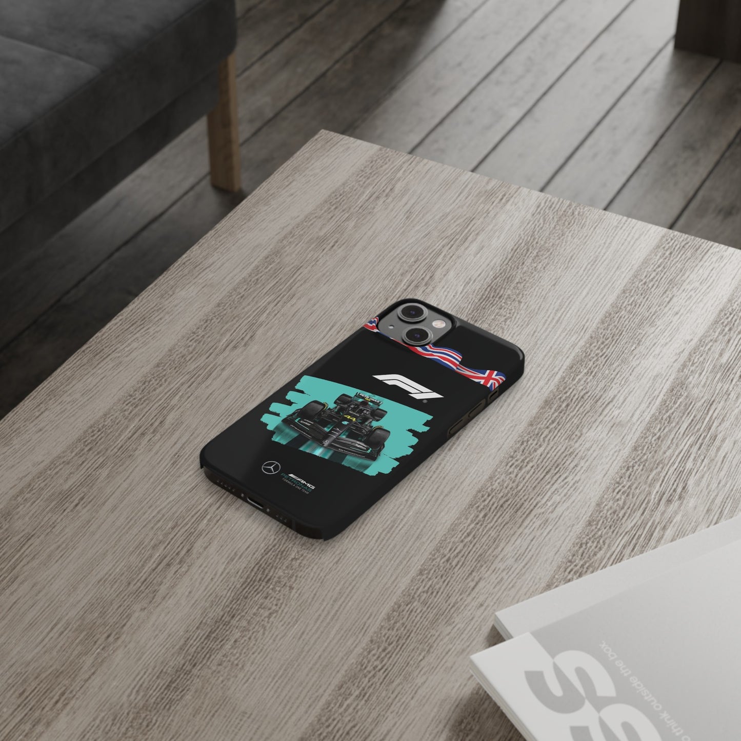 F1 Mercedes Black Edition Iphone Cases