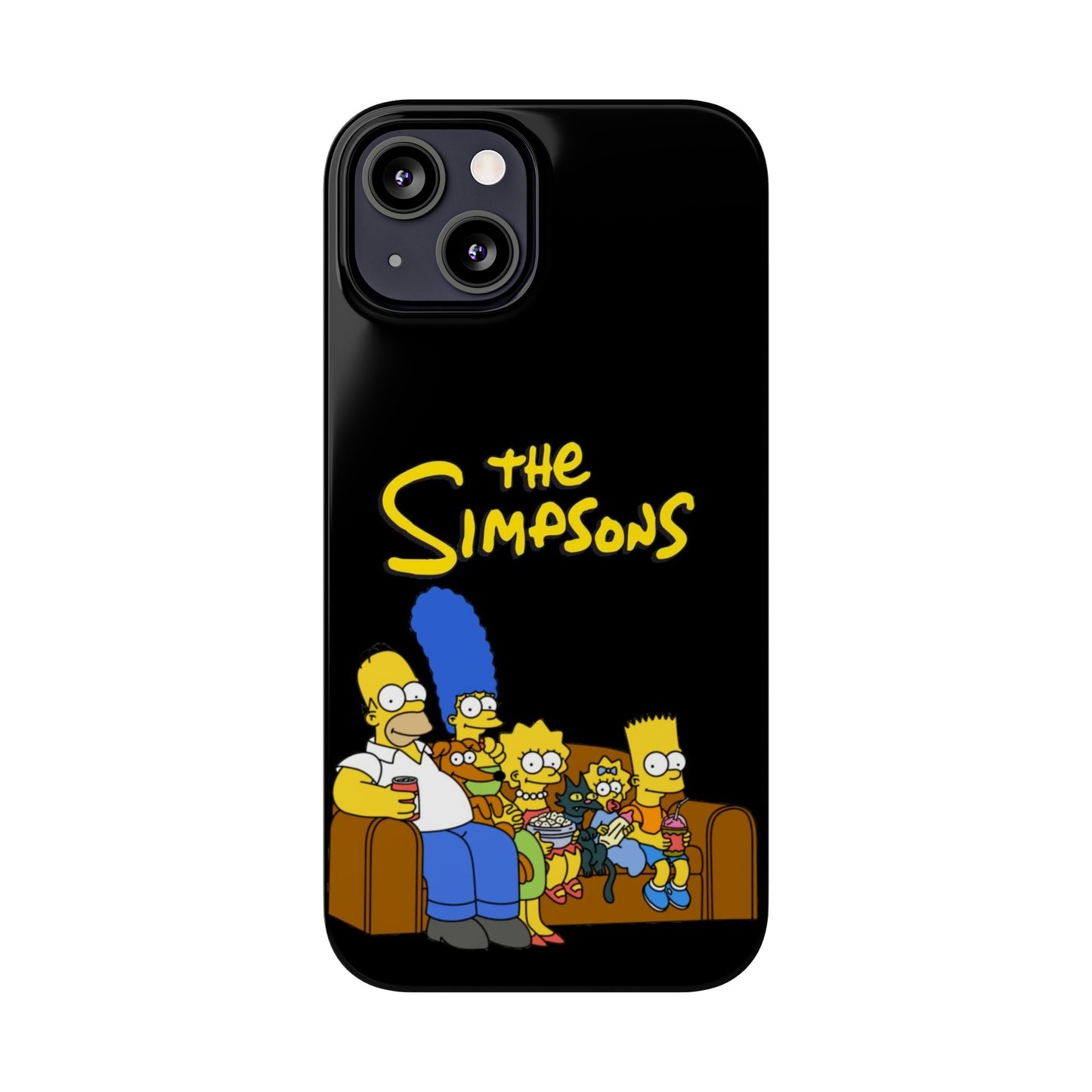 Springfield on Your Phone: The Simpsons iPhone 15, 14, 13, 12, 11 Cases