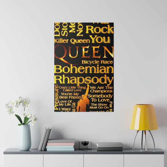 Queen Songs Canvas