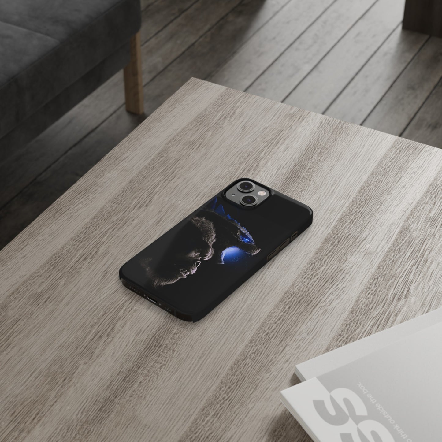 Godzilla x Kong New Age iPhone Cases: Unleash the Titans (Blue Edition)