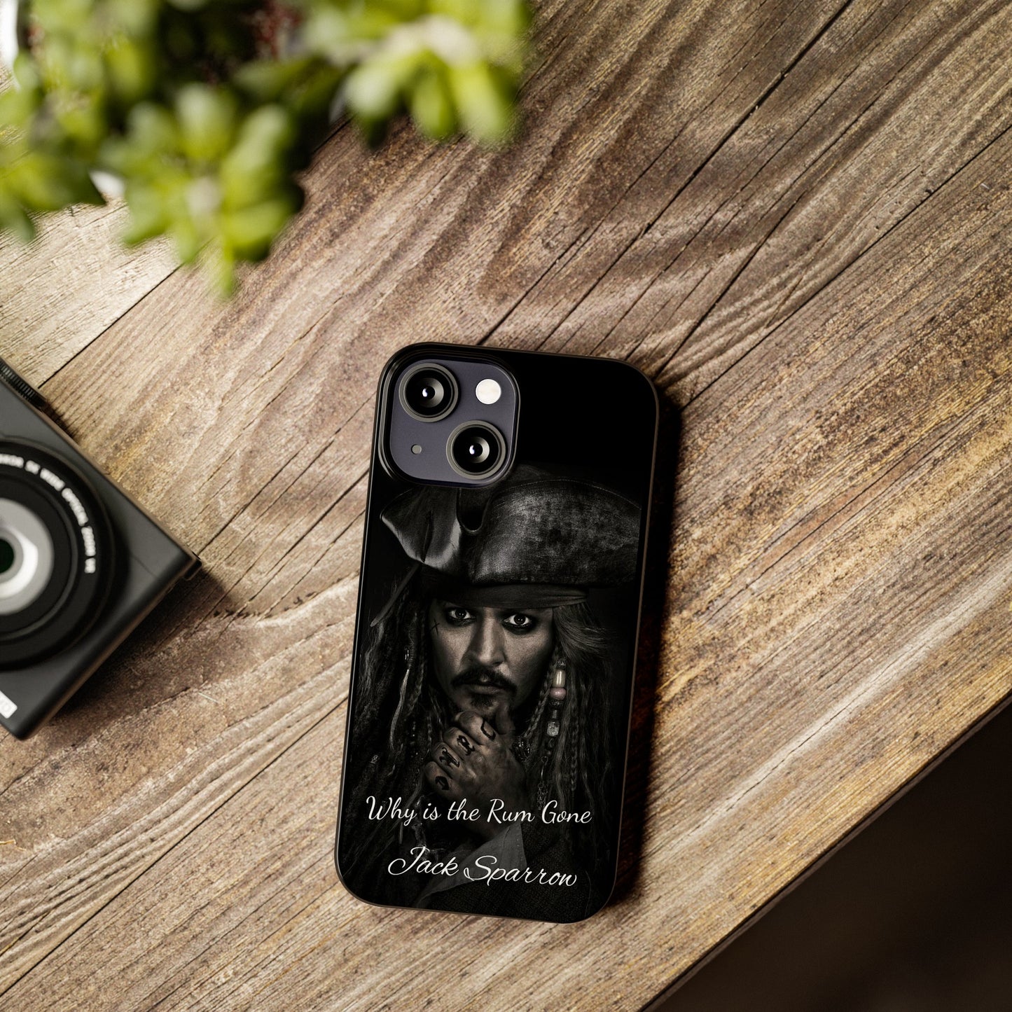 Captain Jack Sparrow: Where's the Rum? iPhone 15, 14, 13, 12 Cases