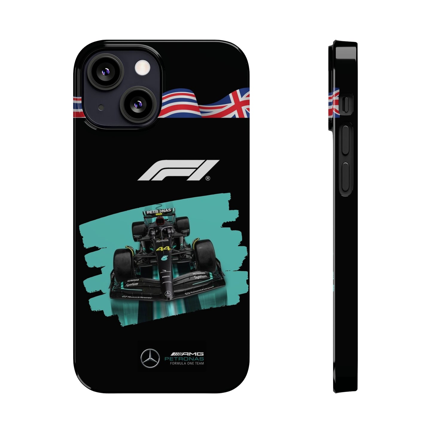 F1 Mercedes Black Edition Iphone Cases