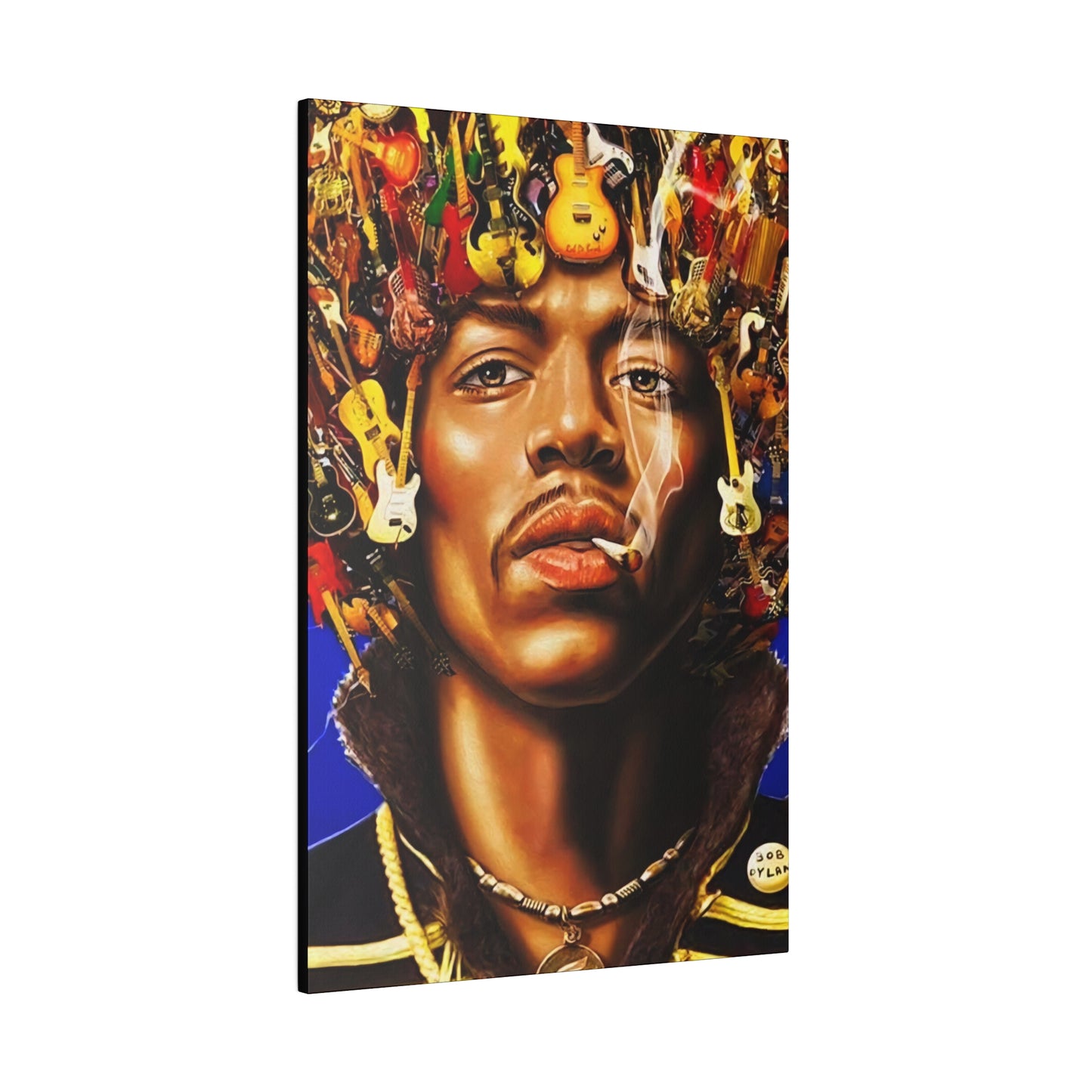 Jimi Hendrix Guitar King - Canvas