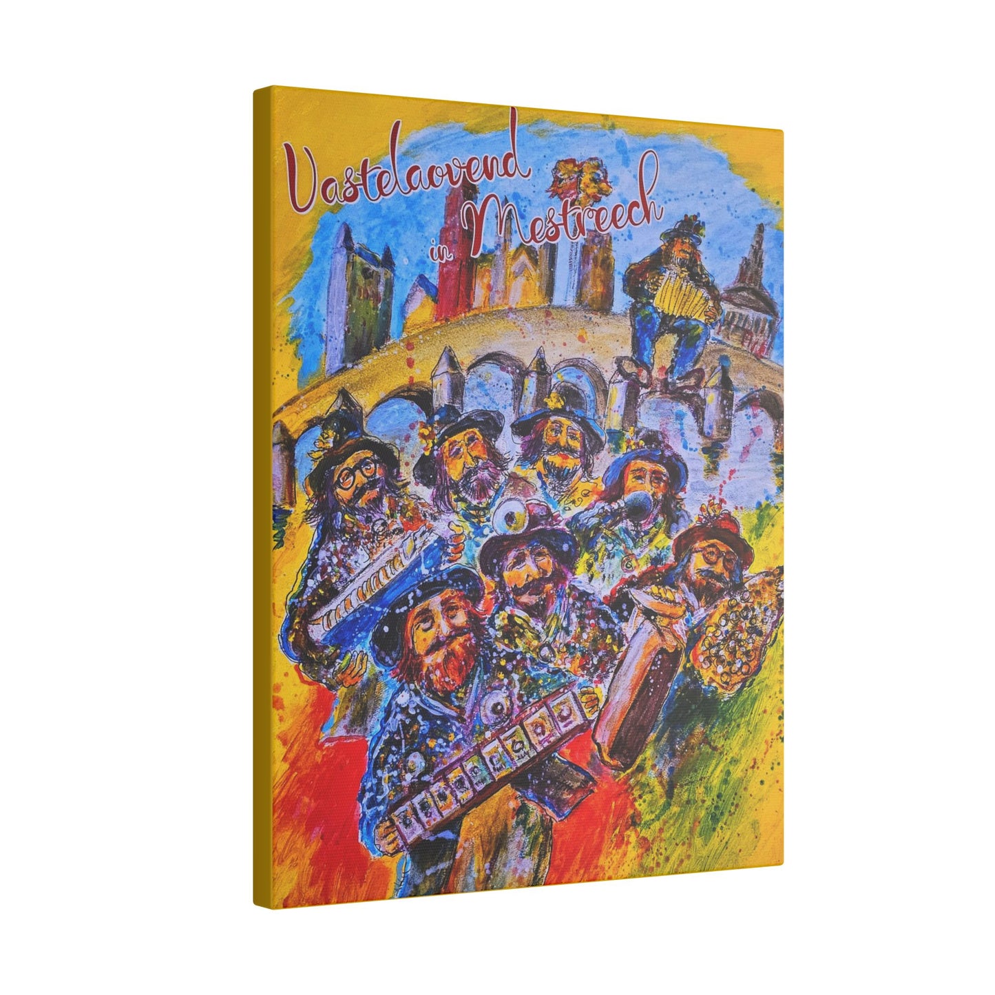 Vastelaovend in Mestreech - Colorful Wall Canvas