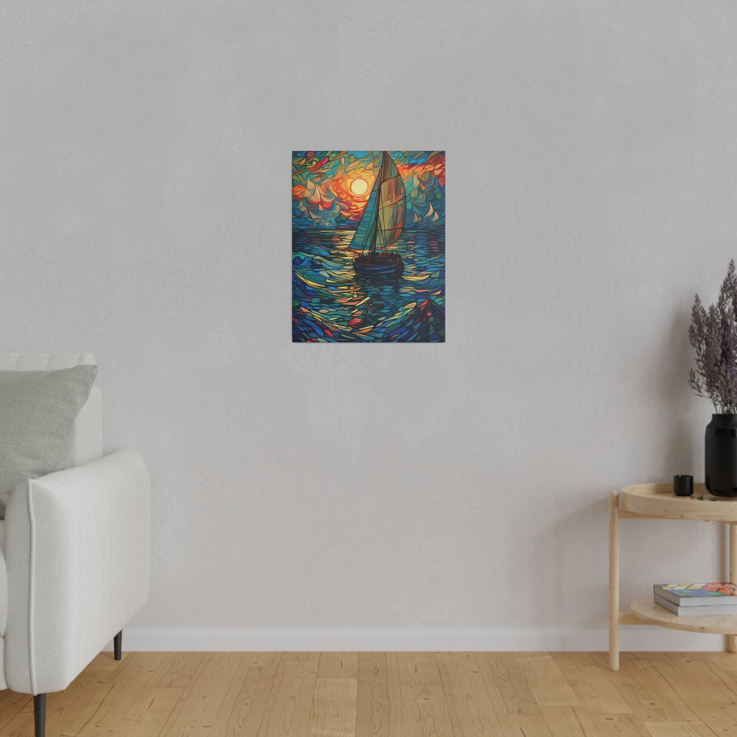 Ship on the Sea: Nautical Wall Art - Canvas