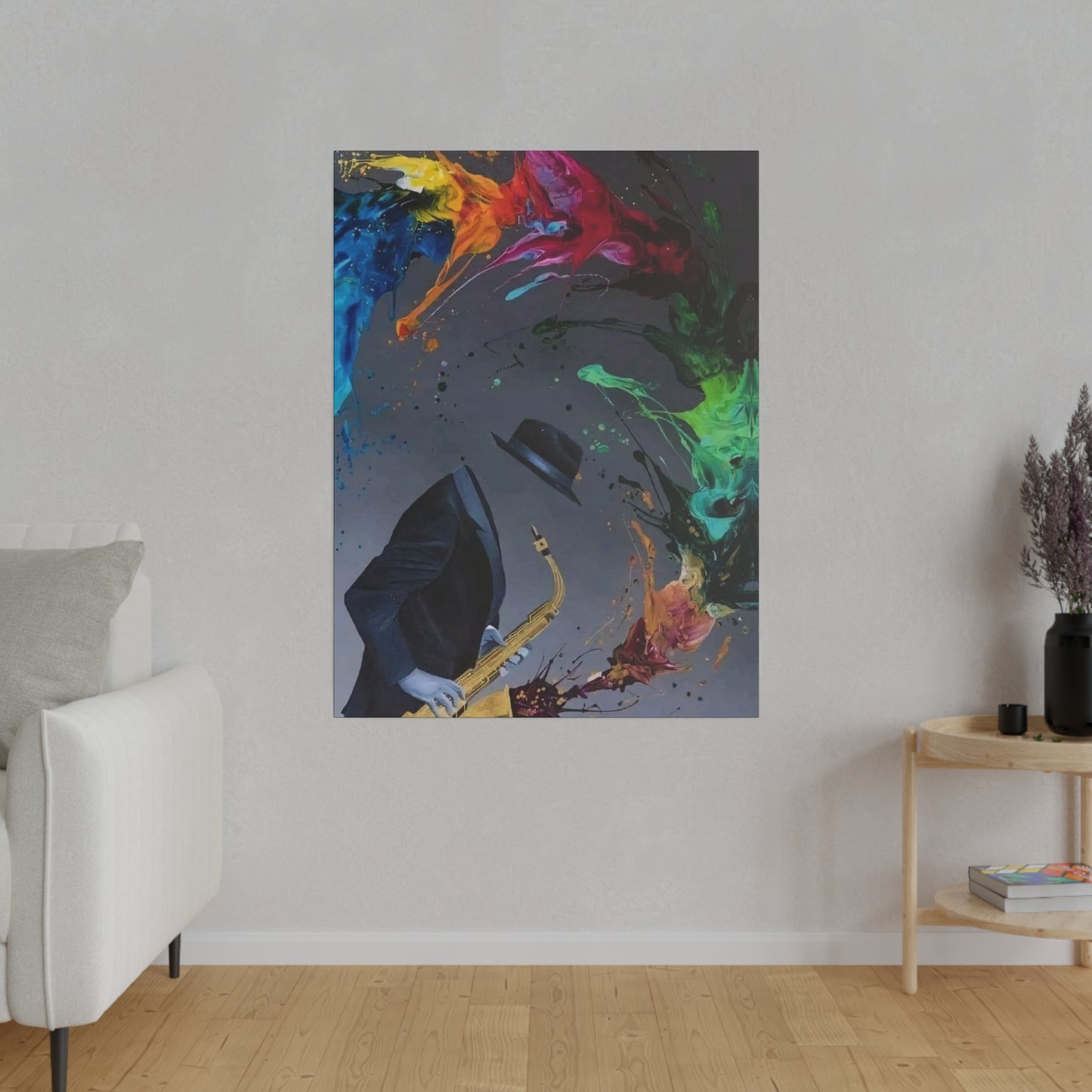 Saxophonist Symphony: Music-Inspired - Canvas
