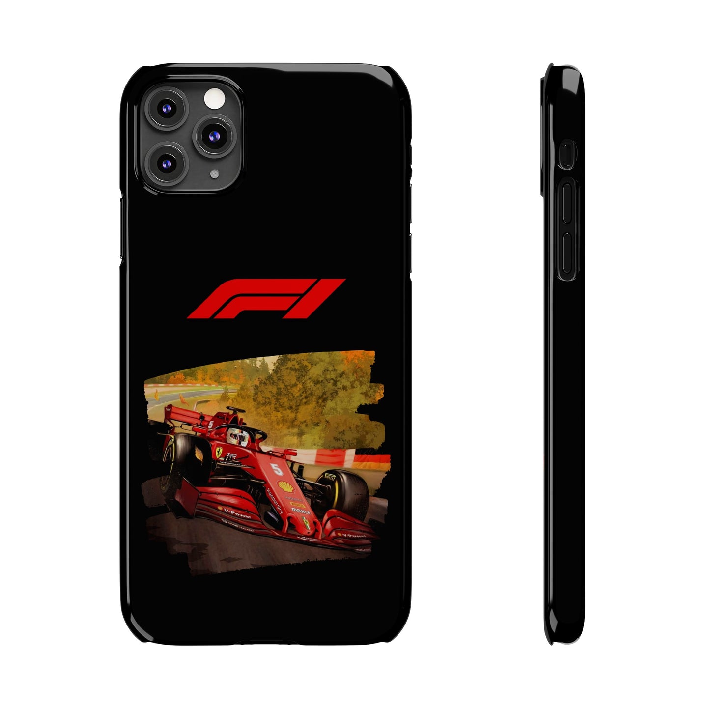 F1 Ferrari's power Iphone 15, 14, 13, 12, 11 Cases