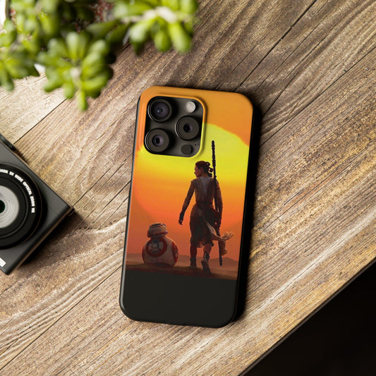 Star Wars Rey with BB-8 iPhone Cases: Adventure Awaits