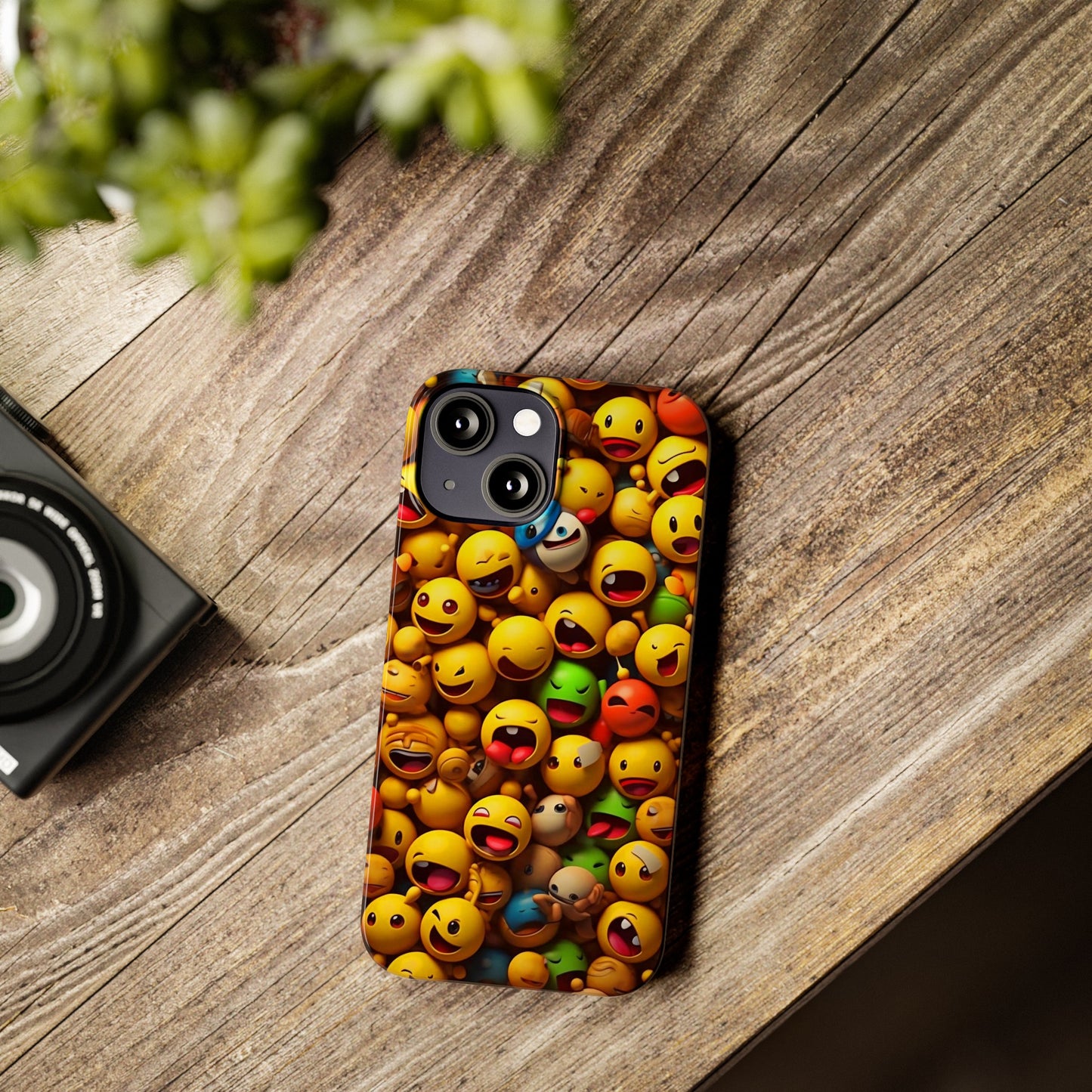 Colorful Emoji Iphone 15, 14, 13, 12 Cases
