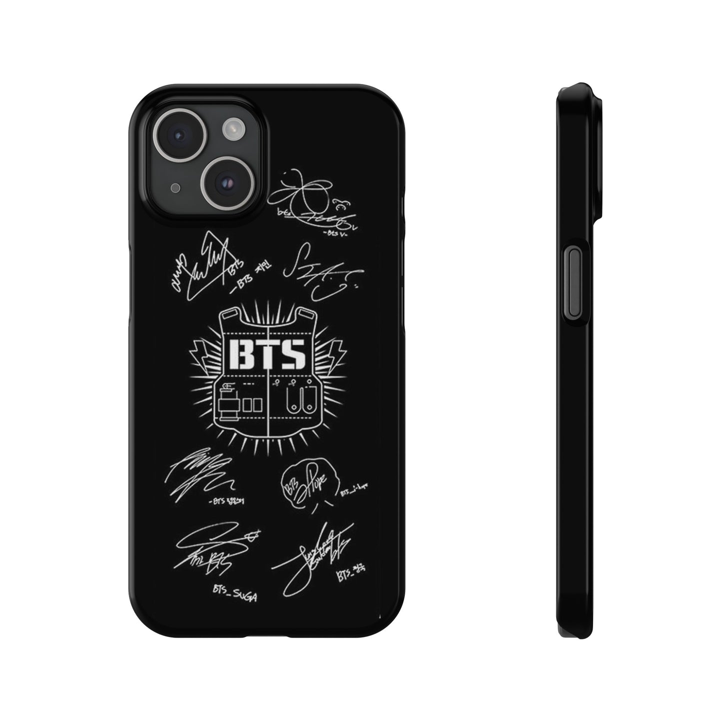 BTS Signature IPhone 15, 14, 13, 12 Cases