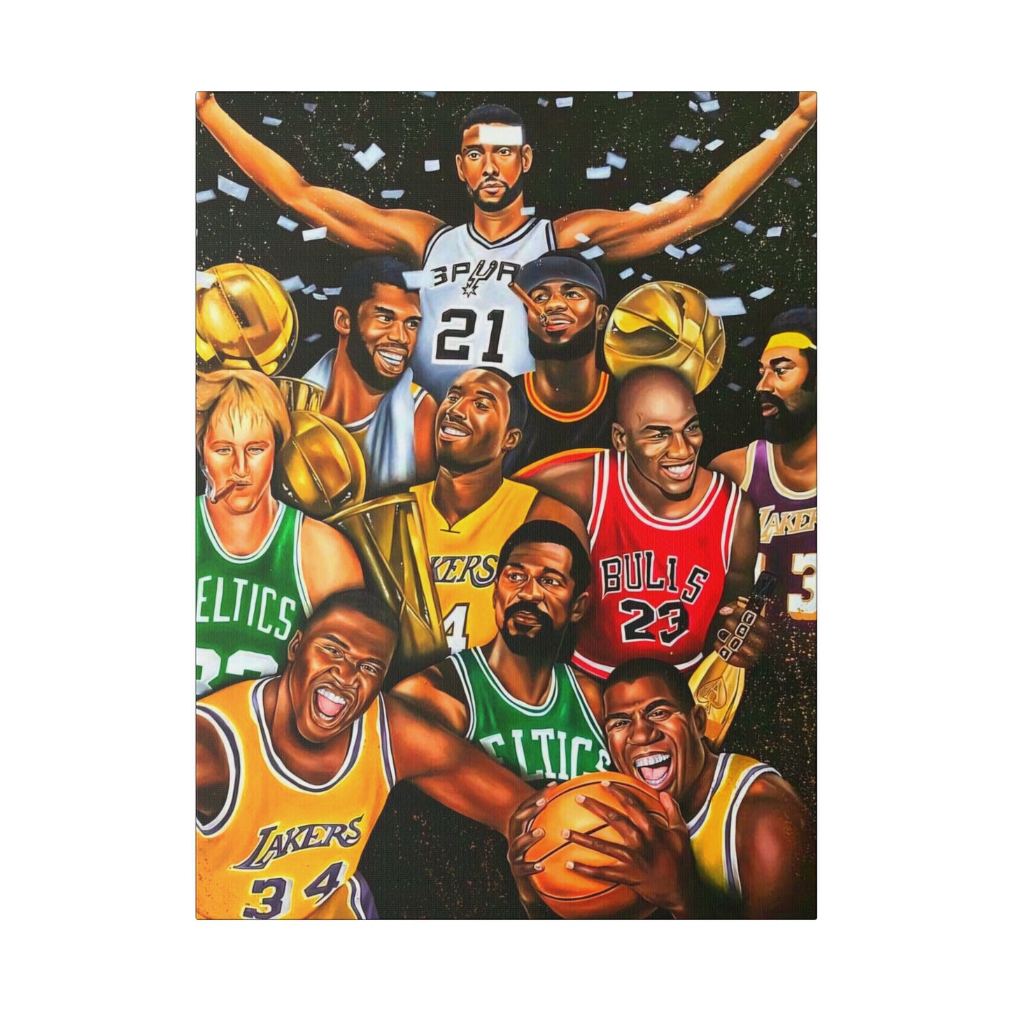 The Best NBA Players all Time - Canvas