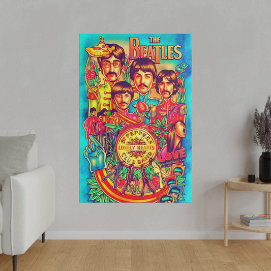 The Beatles, St Pepper Lonely Hearts Club band - Canvas