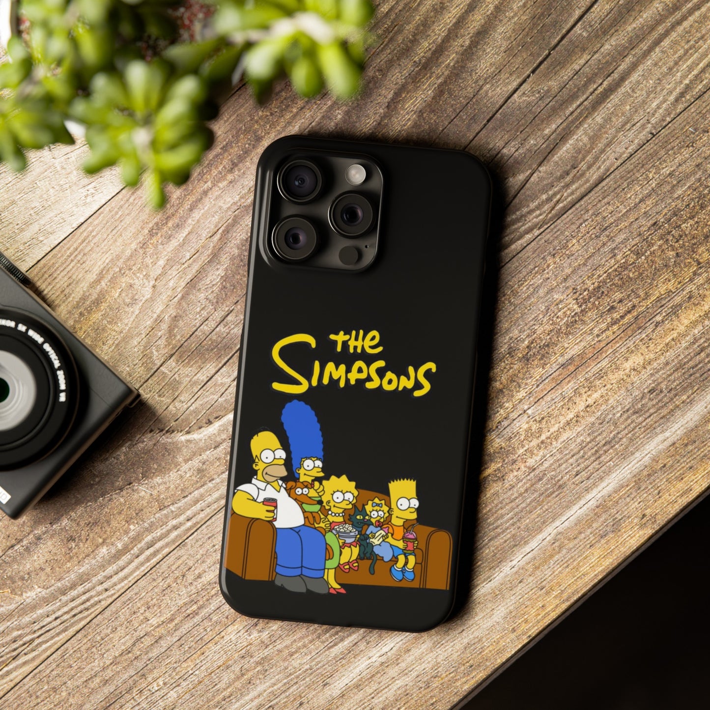 Springfield on Your Phone: The Simpsons iPhone 15, 14, 13, 12, 11 Cases