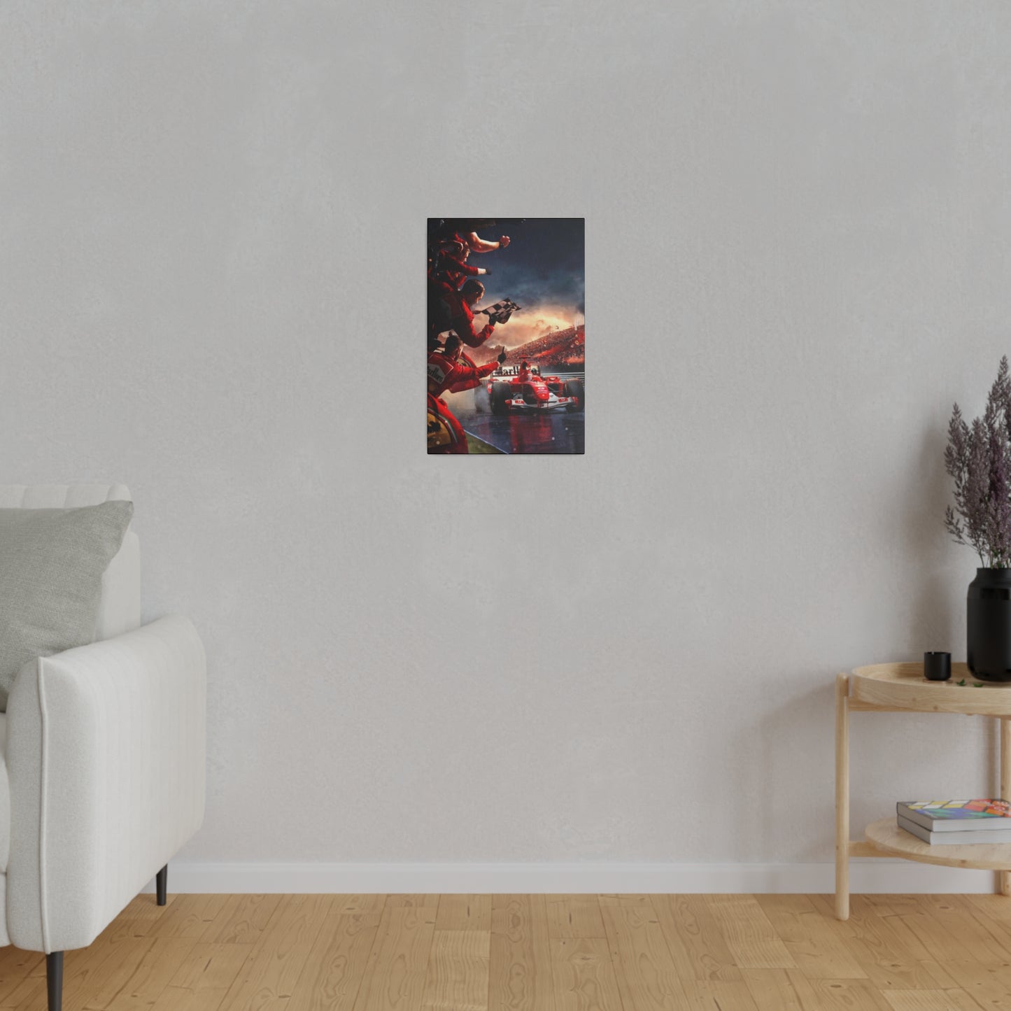 Ferrari Michael Schumacher Victory Canvas: Celebrate the Legend